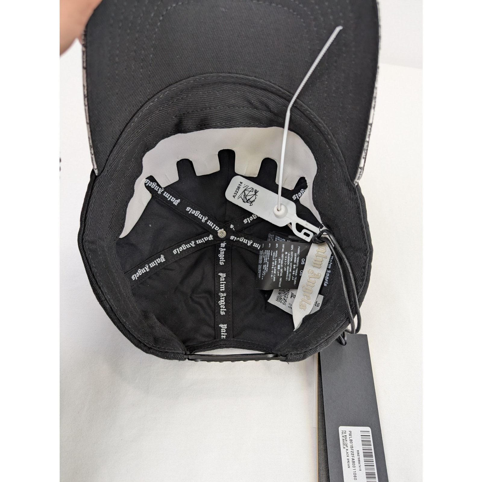 Palm Angels o1rshd1 Size: OS / PA Teddy Bear Cap / Hat in Black/Brown Size ONE SIZE - 7 Thumbnail
