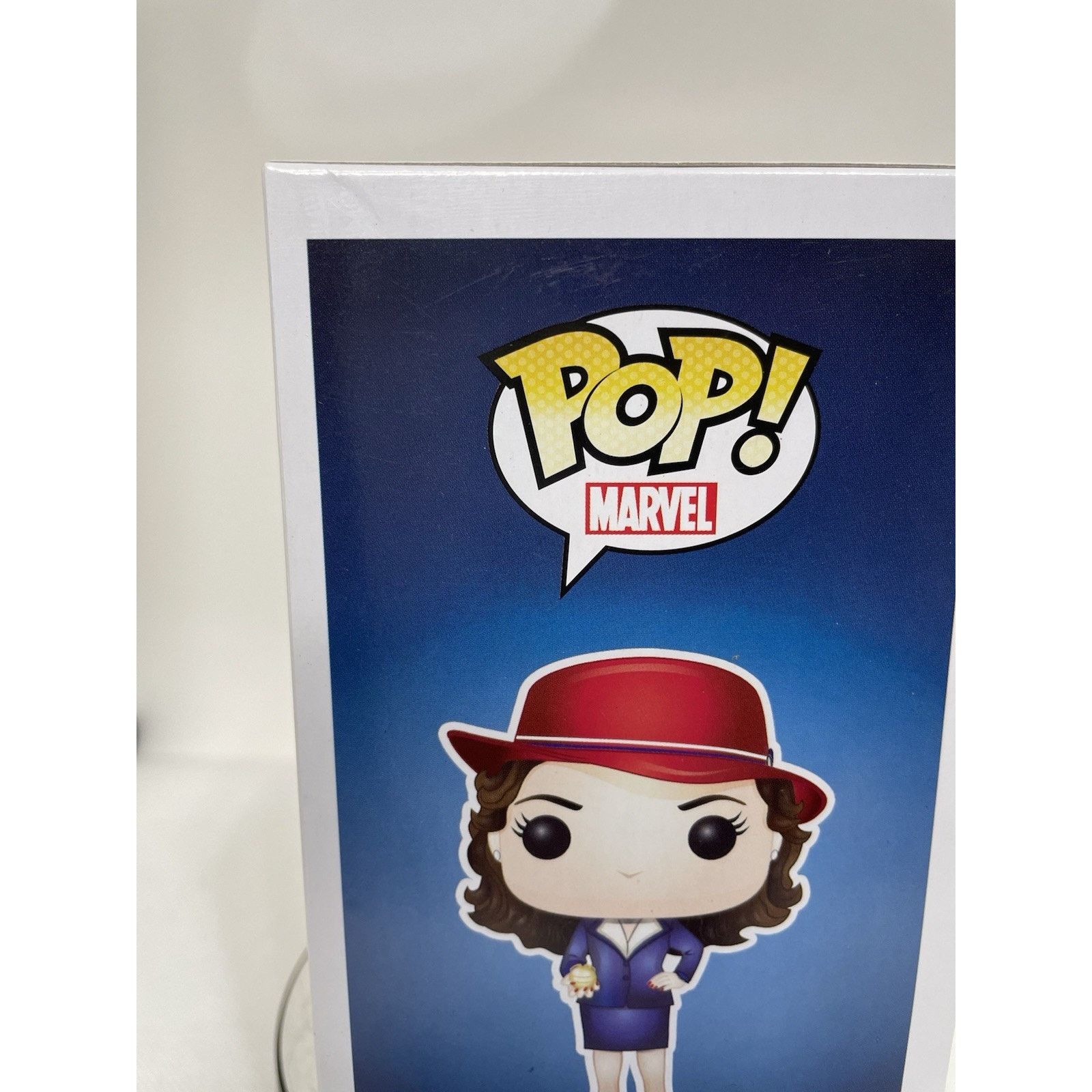 Marvel Comics Funko Pop! Agent Peggy Carter w/gold orb #102 Hot Topic Excl Size ONE SIZE - 9 Thumbnail
