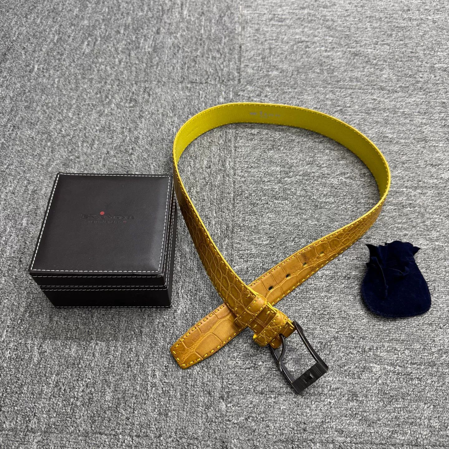 Kiton Kiton 90cm Yellow Belt Size ONE SIZE - 1 Thumbnail