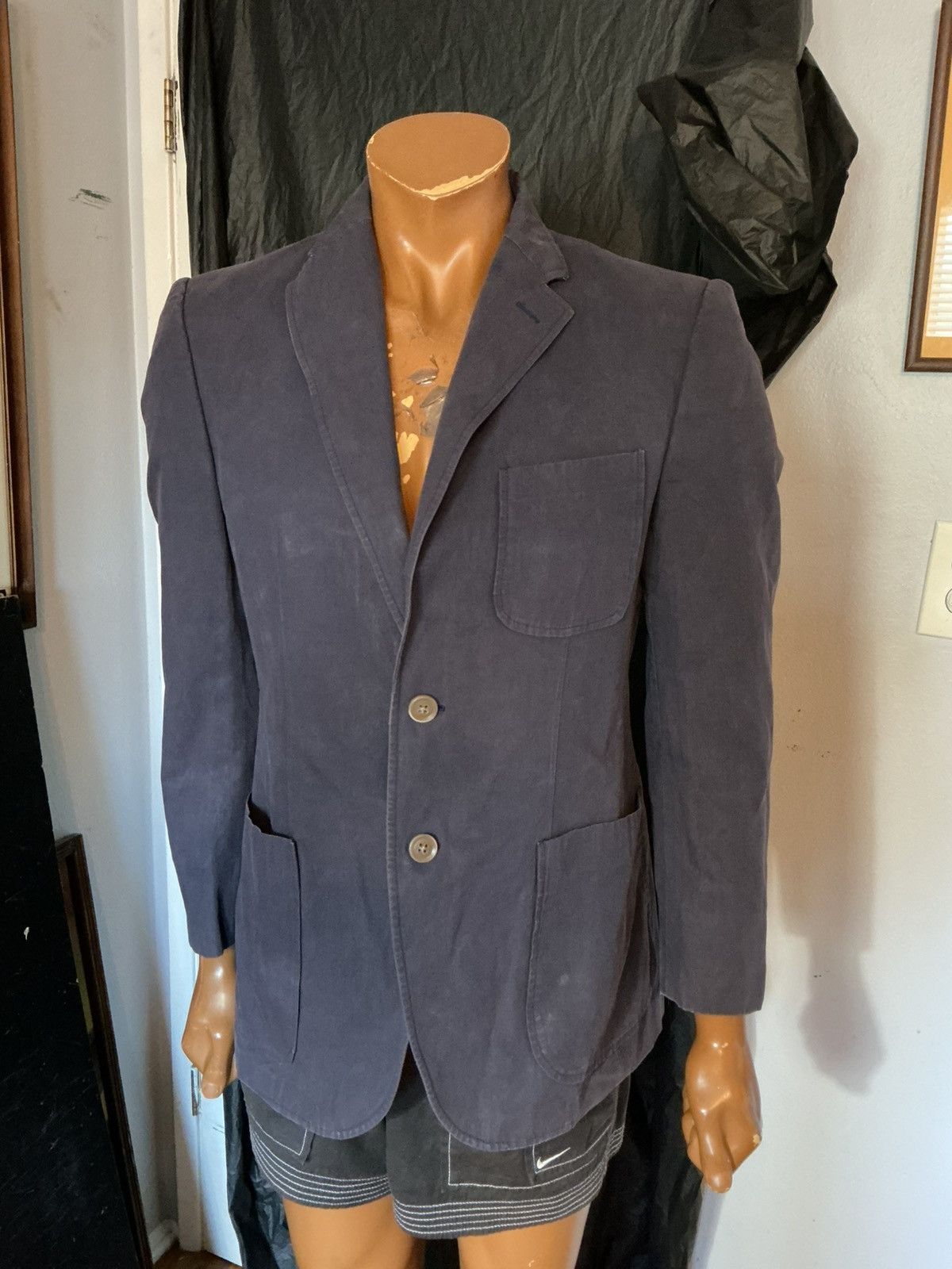 Etro Etro Milano Two Button Navy Blue Sportscoat Blazer Jacket Size US S / EU 44-46 / 1 - 13 Thumbnail