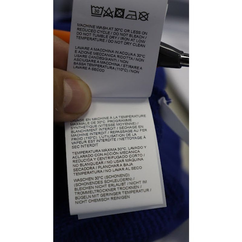 Off-White o1rshd1 Wave Off Boxy Crewneck in Purple/White Size US S / EU 44-46 / 1 - 12 Thumbnail