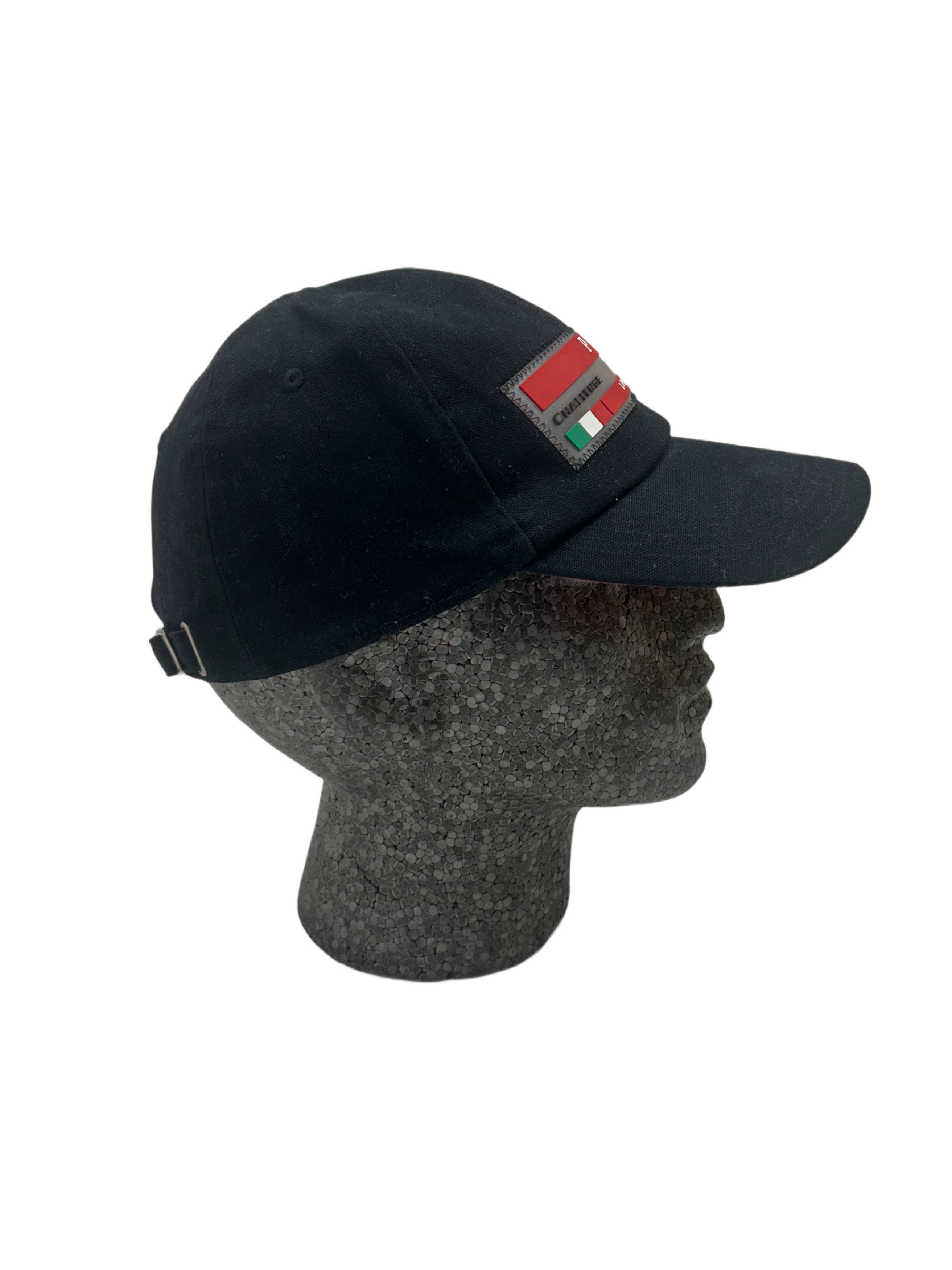Prada Prada Linea Rossa Blue 'Luna Rossa' Hat With Logo Branding Size 34 - 3 Thumbnail