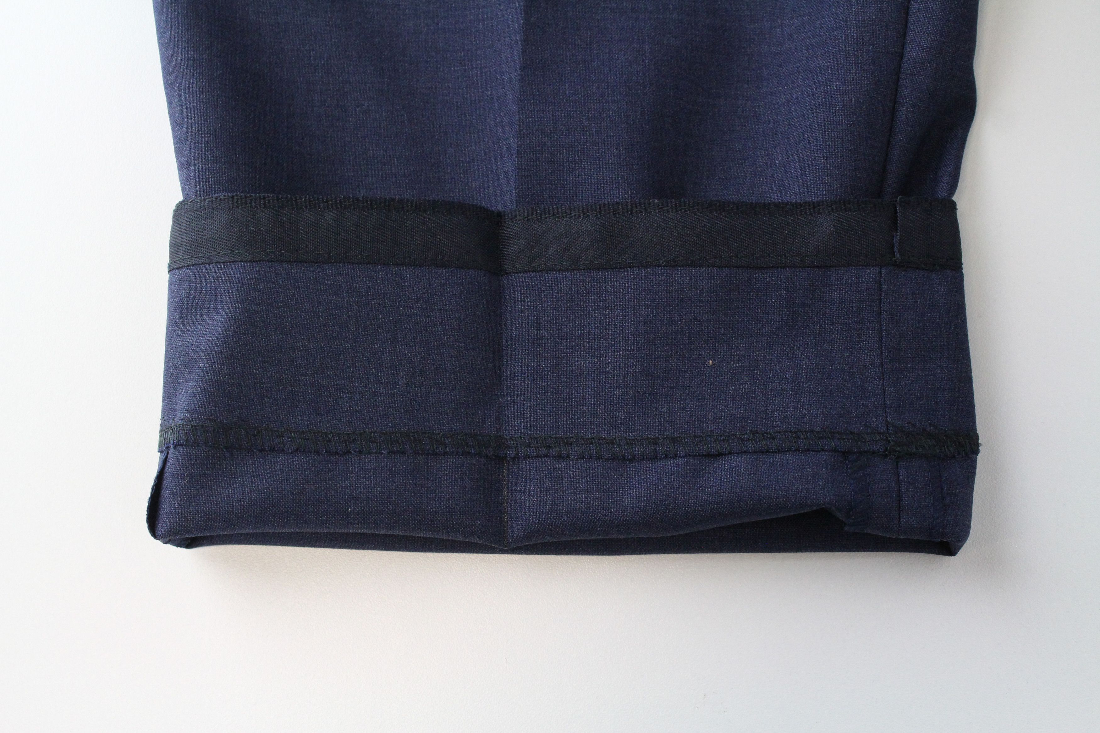 Suitsupply BRESCIA UK42R Blue Wool Lined Pleat Front Trousers 61752 Size 42R - 8 Thumbnail