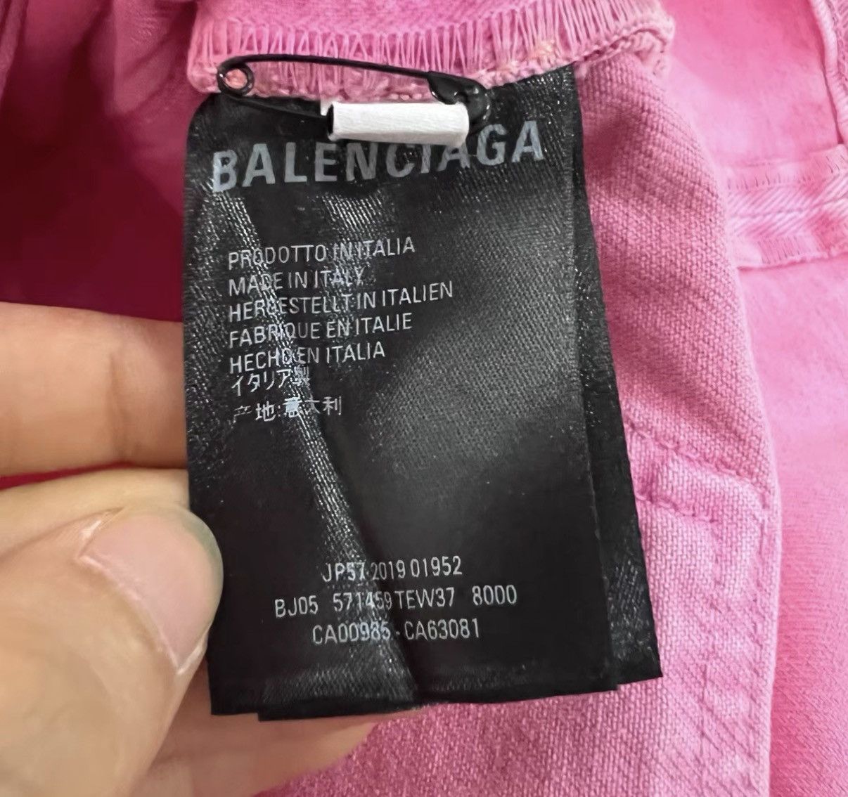 Balenciaga Balenciaga Pink Mini A-line Denim Skirt J41 Size 24" / US 00 / IT 34 - 5 Thumbnail