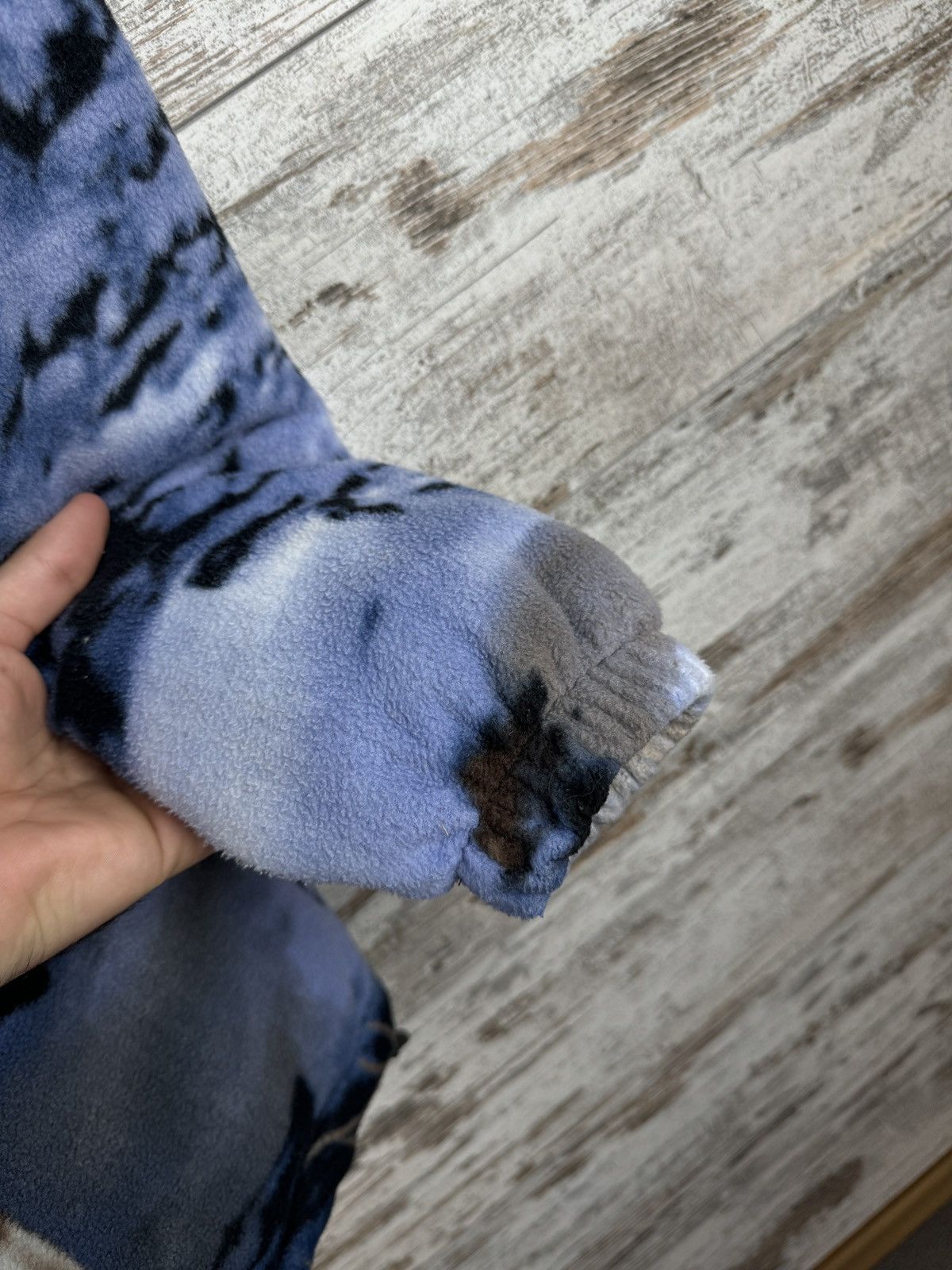 Vintage Vintage fleece Wolf Sherpa full print art animal gorpcore Size US L / EU 52-54 / 3 - 9 Thumbnail