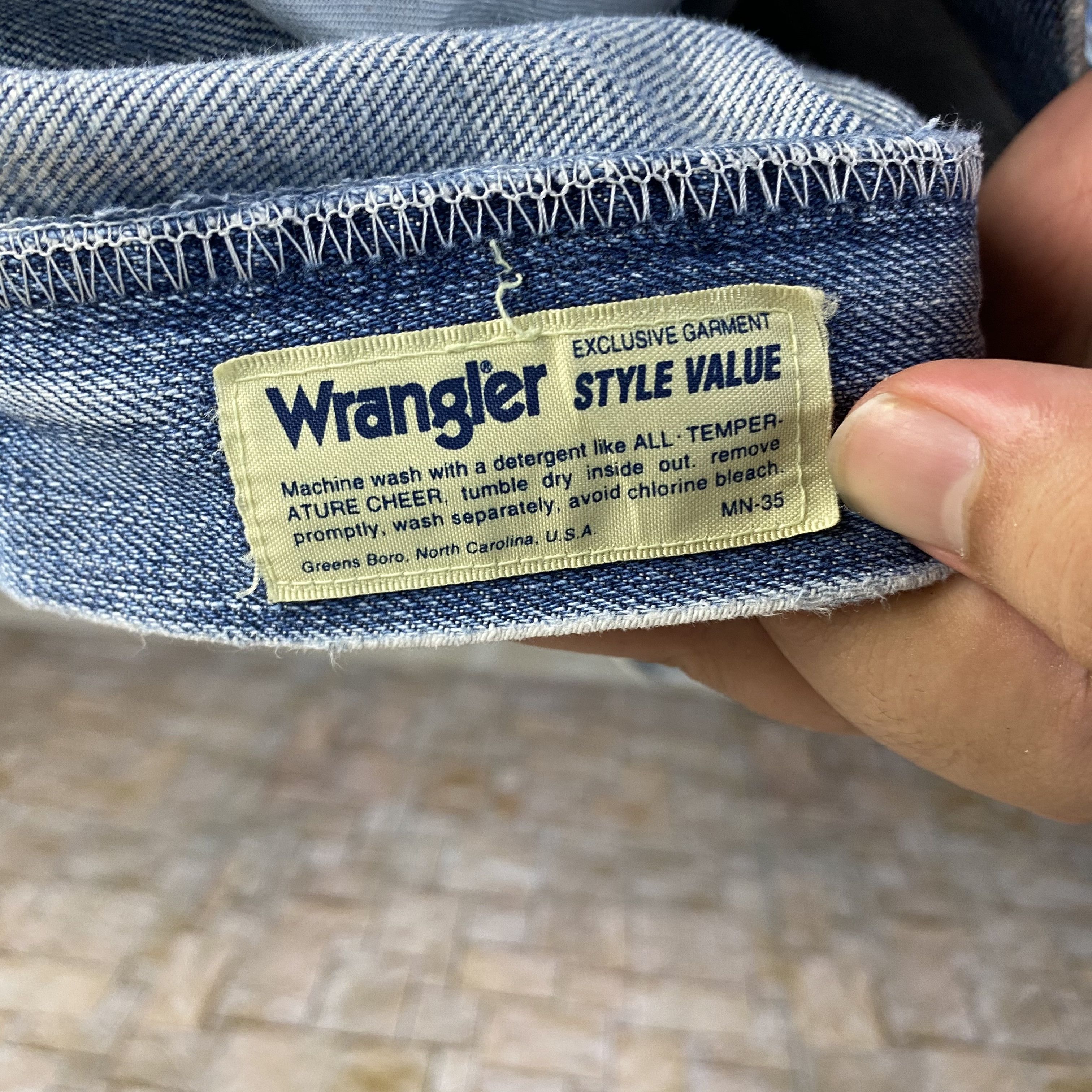 Wrangler Wrangler Blue Denim Pants #7583 Size US 32 / EU 48 - 20 Thumbnail