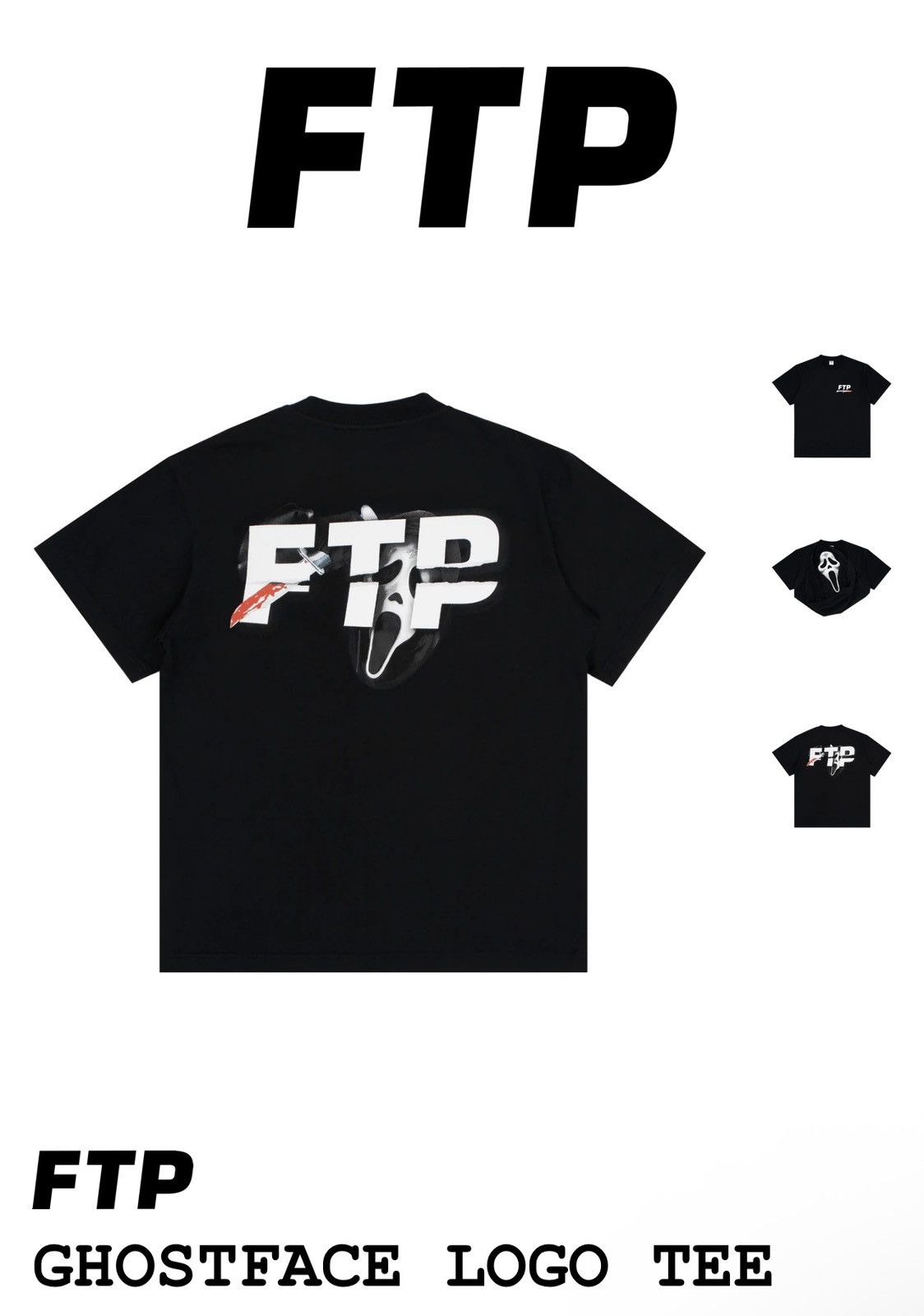 Fuck The Population FTP Ghost Face tee 2XL Size US XXL / EU 58 / 5 - 5 Thumbnail