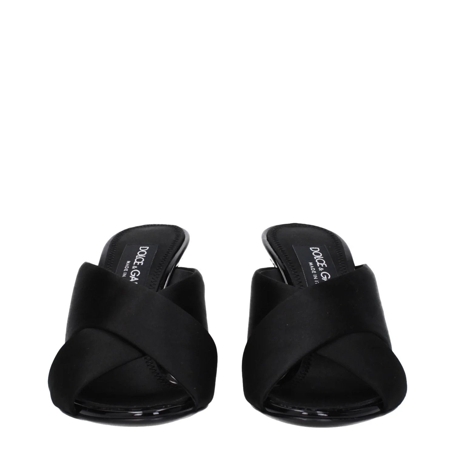 Dolce & Gabbana ob1o1e1124 Satin Sandals in Black Size US 6.5 / IT 36.5 - 3 Thumbnail