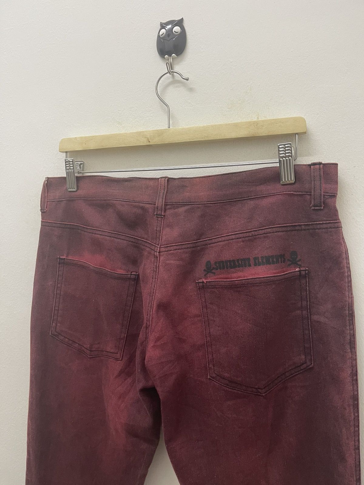 Le Grande Bleu (L.G.B.) Rare Vintage Japanese ROSHELL Seditionaries Punk Goth Size US 33 - 4 Thumbnail
