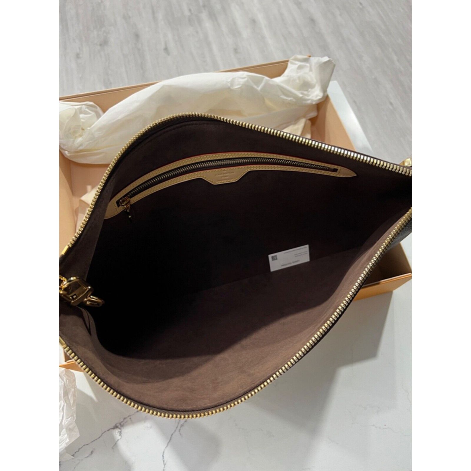 Louis Vuitton Louis Vuitton Pochette Clés XL Monogram Chain Runway Bag Size ONE SIZE - 10 Thumbnail