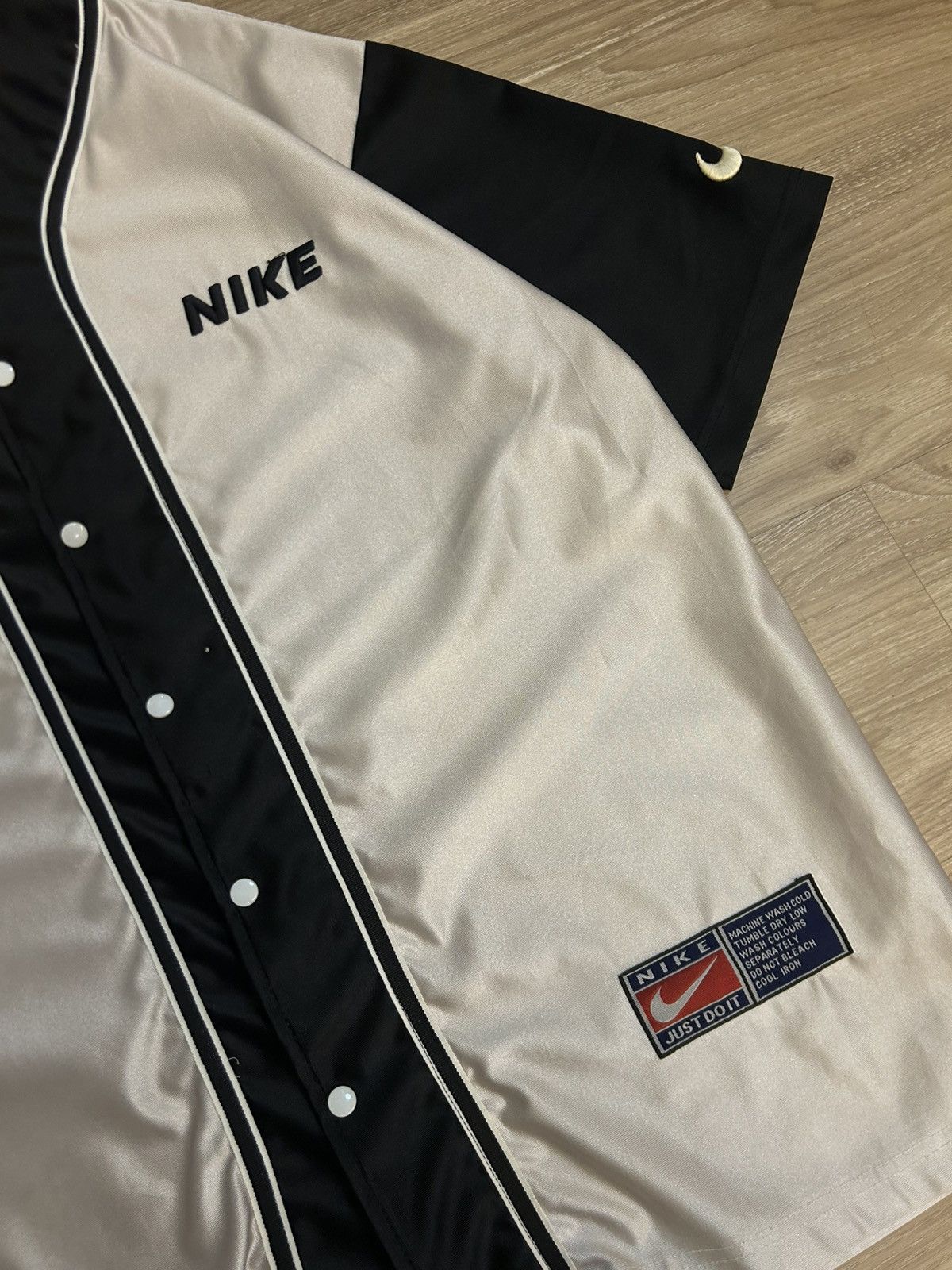 Nike 💥RARE💥 Nike Vintage "Just Do It" Baseball Jersey Size US L / EU 52-54 / 3 - 3 Thumbnail