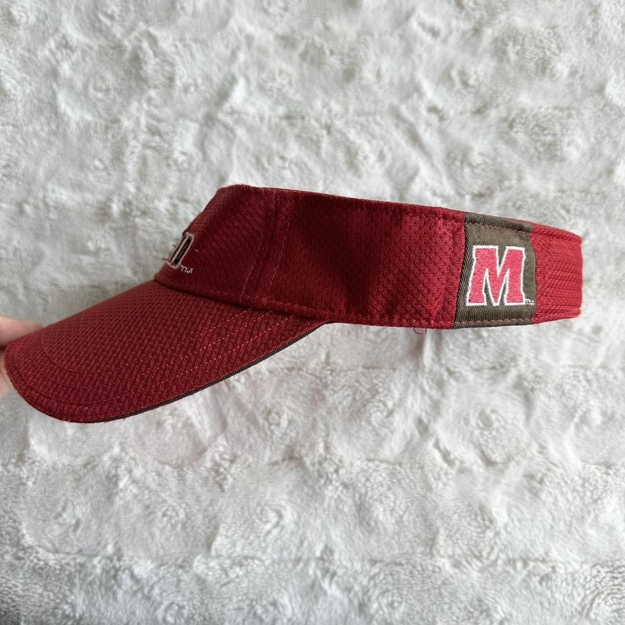 Colosseum Athletics Vintage University of Maryland Hat Visor Adult OS Terps UMD Size ONE SIZE - 3 Thumbnail