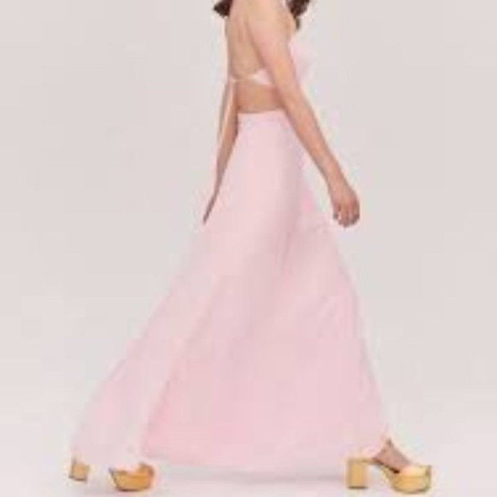 Other Fame & Partners Pink Starlett Maxi Dress | Sz S, NWT Size S / US 4 / IT 40 - 9 Thumbnail