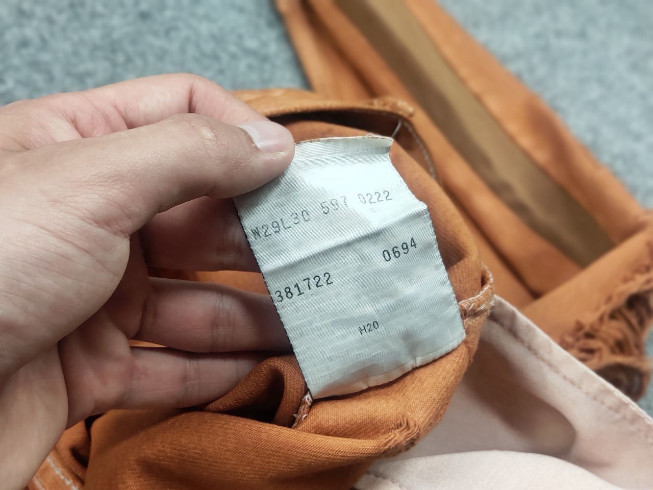 If Six Was Nine Vintage Levis 597 x if six was nine Flared Denim Jeans Y2K Size 29" - 16 Thumbnail