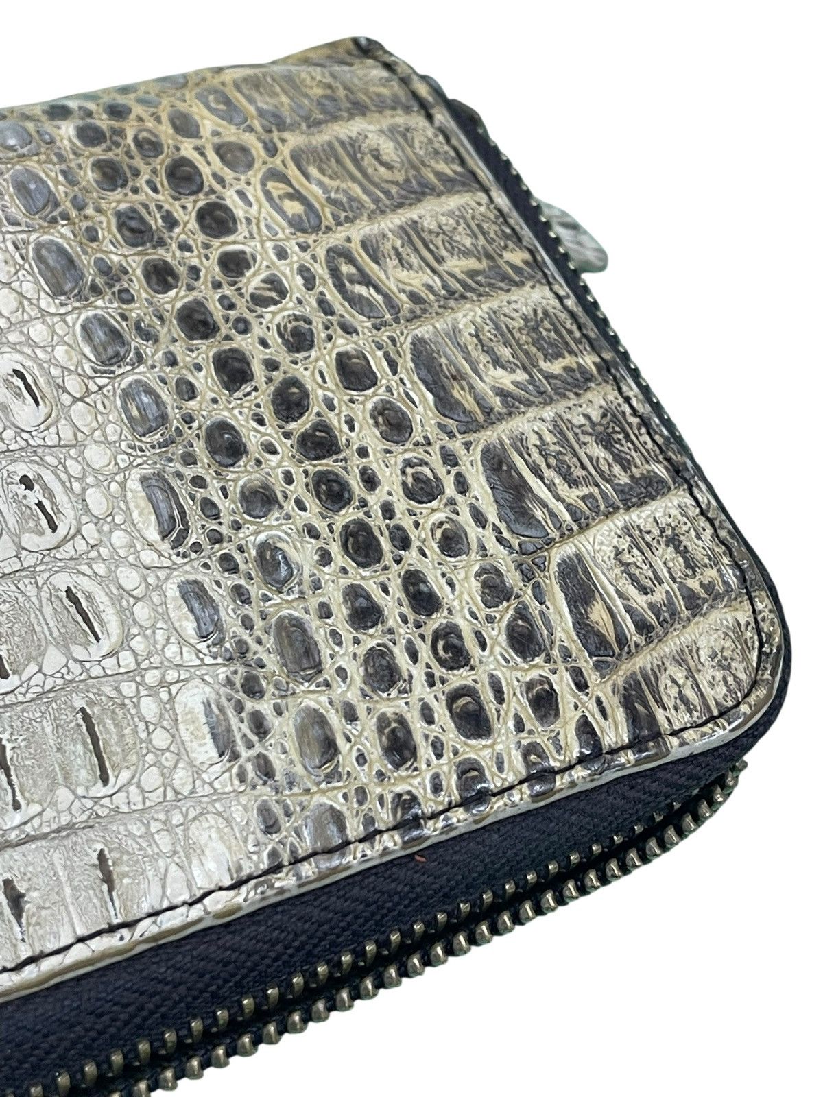 Comme des Garcons × Stussy Crocodile Skin Unknown Wallet Bag prada julius dior ami 1🟩0 Size ONE SIZE - 9 Thumbnail