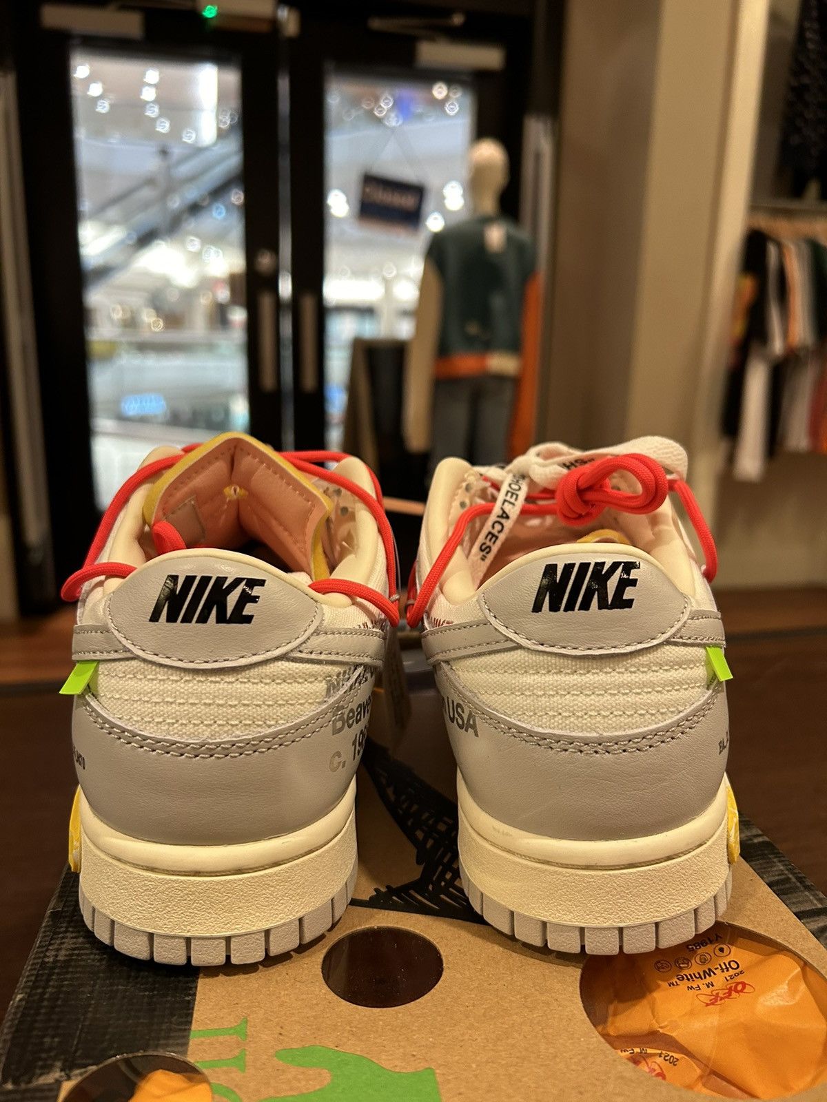 Off-White Off white dunk low Size US 8 / EU 41 - 4 Thumbnail