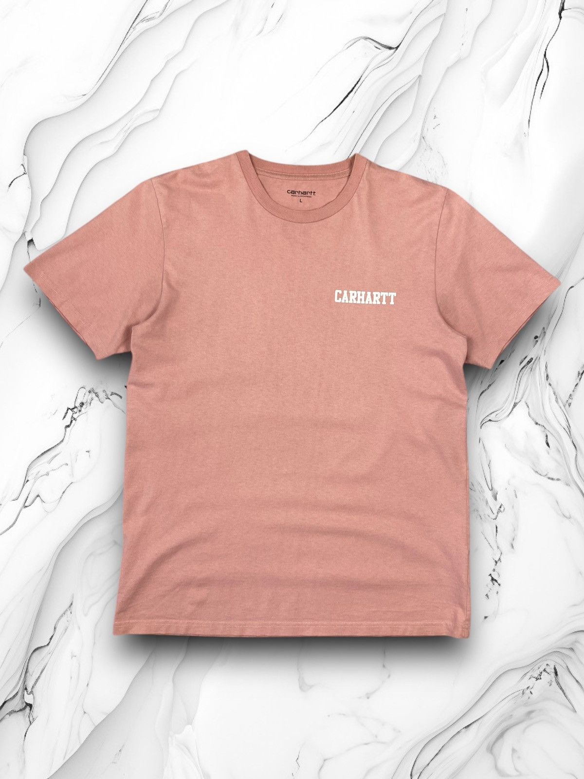 Carhartt Carhartt Work in Progress Pink T Shirt Size L Size US L / EU 52-54 / 3 - 1 Thumbnail