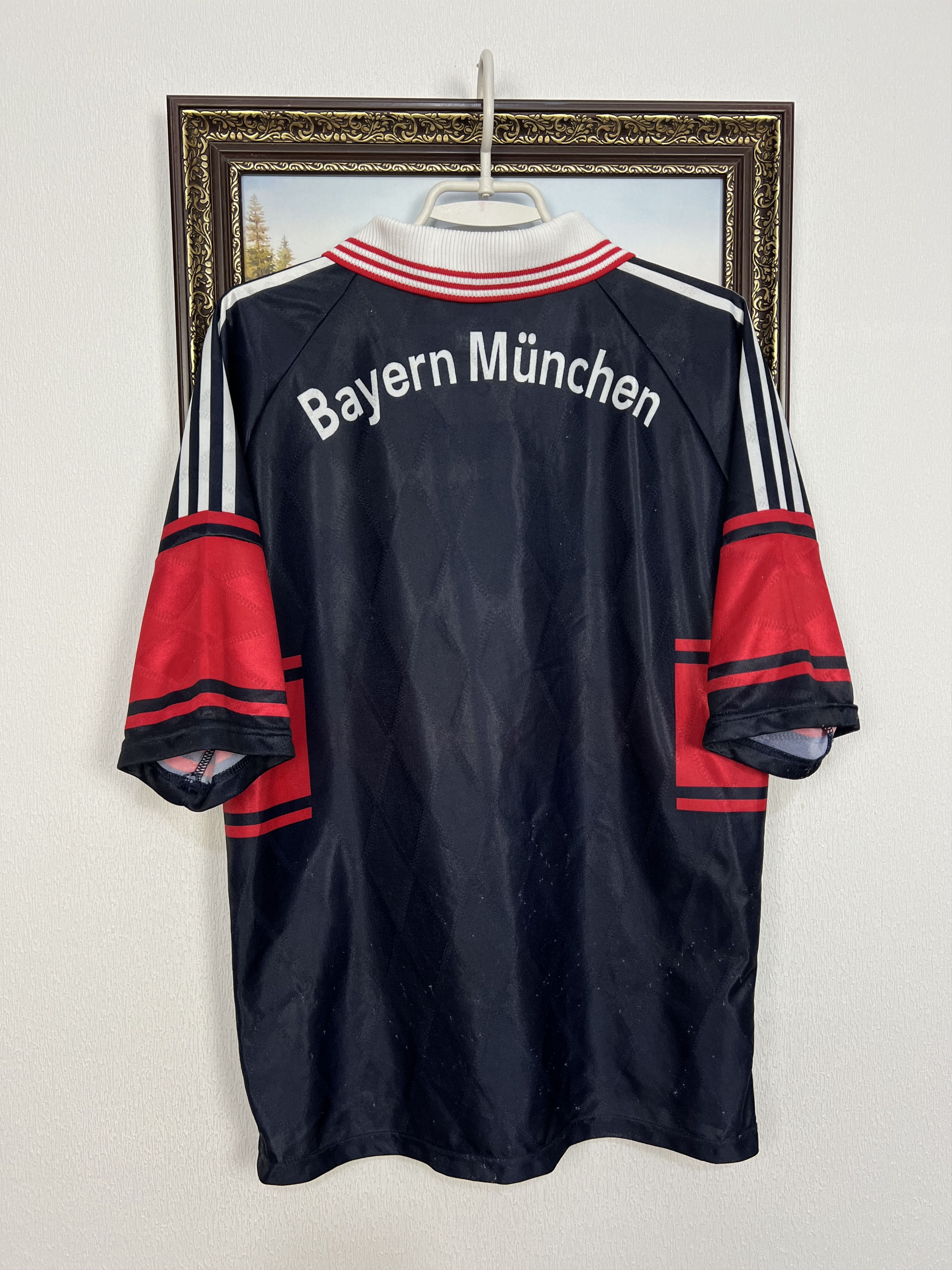 Adidas Bayern Munich Home football shirt 1997 Soccer Jersey Trikot Size US M / EU 48-50 / 2 - 10 Thumbnail