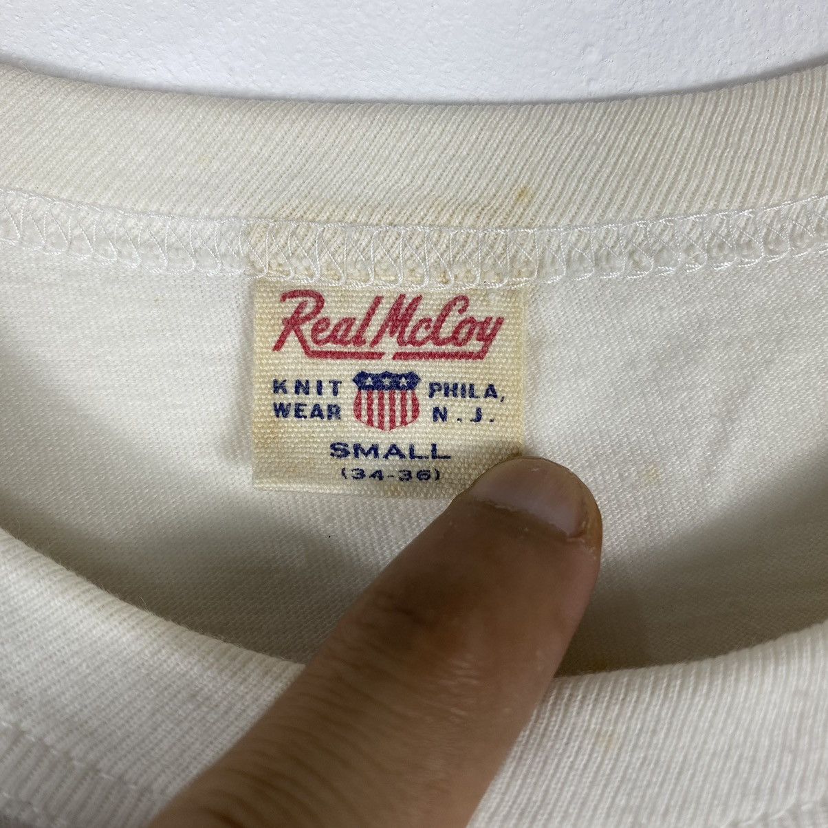 The Real McCoy's Vintage REAL MCCOY Chuck Yeager The Flying General Tee Size US S / EU 44-46 / 1 - 10 Thumbnail