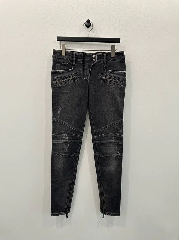 Balmain Balmain Gray Women's Denim Jeans Size M 0089 Size 27" / US 4 / IT 40 - 1 Thumbnail