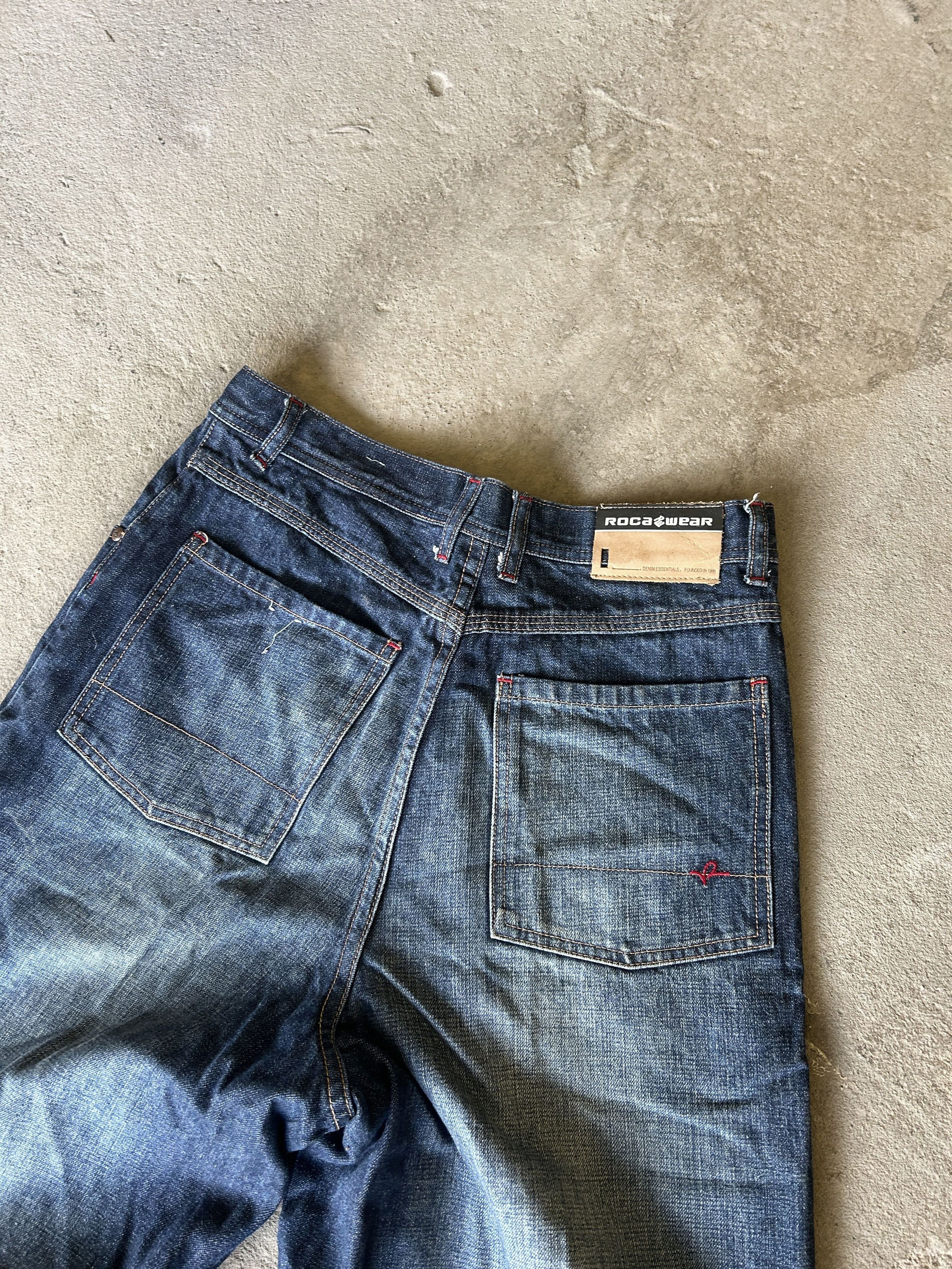 Vintage JNCO Style Rave Baggy Rap Denim Jeans y2k sk8 90s Size US 32 / EU 48 - 6 Thumbnail