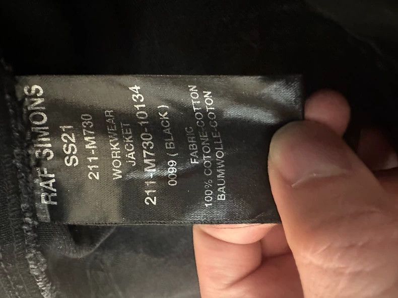 Raf Simons Raf simons 21 Spring and Summer Denim Jacket Size US S / EU 44-46 / 1 - 3 Thumbnail