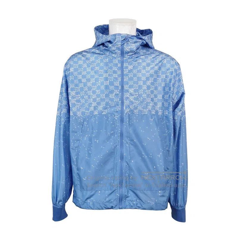 Louis Vuitton Colorblock Logo Print Hooded Jacket.