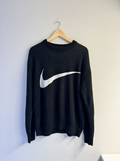 Supreme nike outlet swoosh sweater black