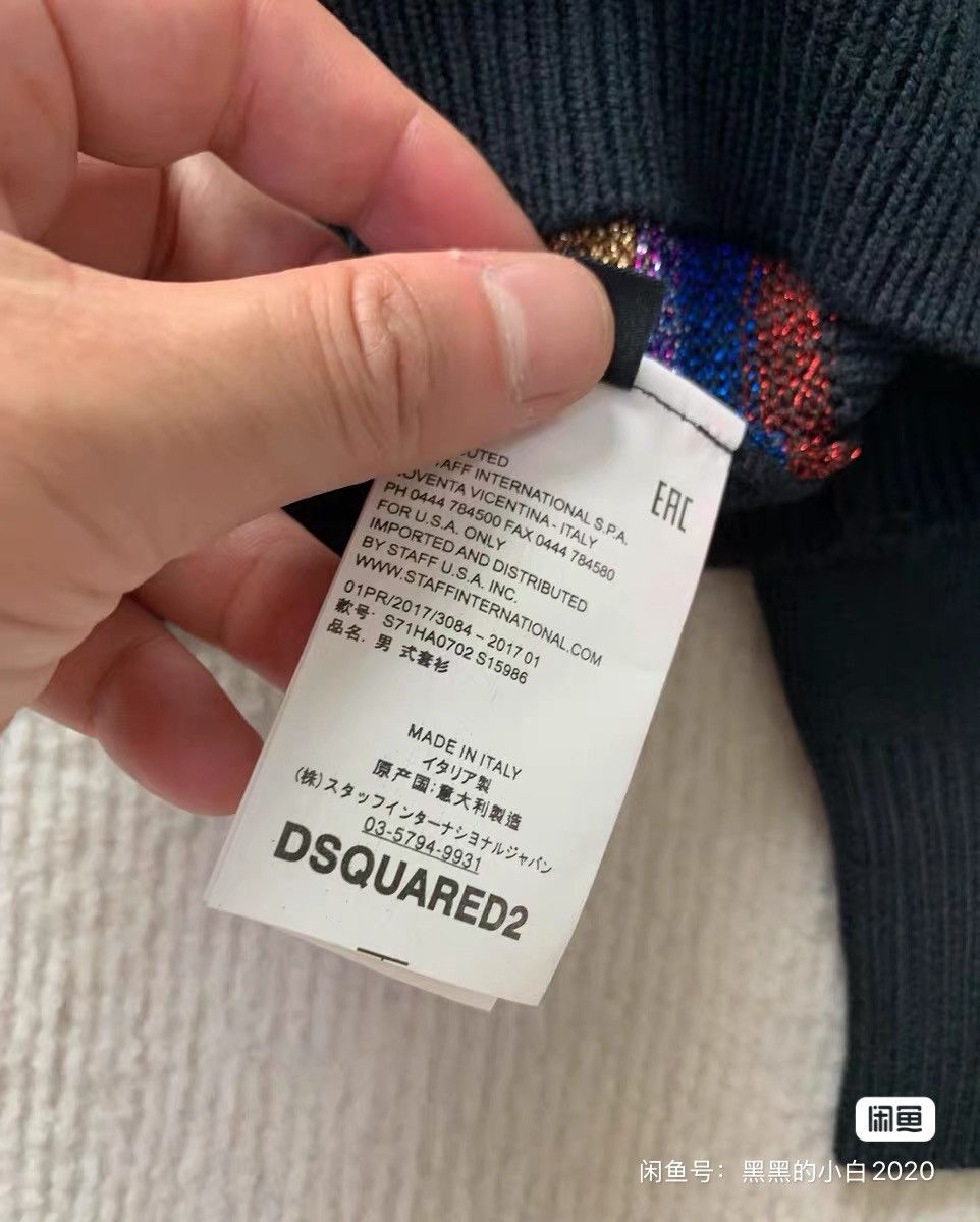 Dsquared2 D2 DSQUARED sequin sweater balenciaga prada dior Size US M / EU 48-50 / 2 - 6 Thumbnail