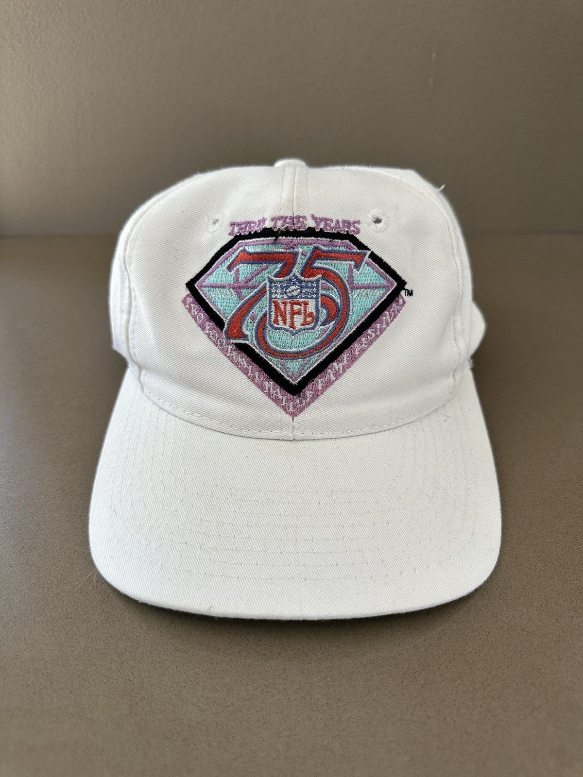 Logo 7 Vintage 90s NFL 75th Anniversary Snapback Hat Size ONE SIZE - 1 Thumbnail