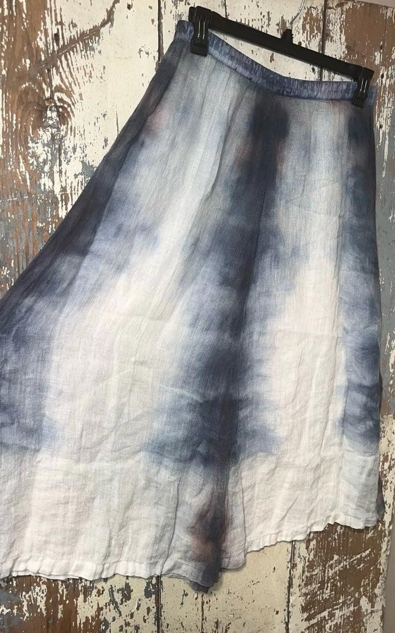 Designer Chrzaszcz Inc. skirt linen Midi length, size Medium Size 32" / US 10 / IT 46 - 4 Thumbnail