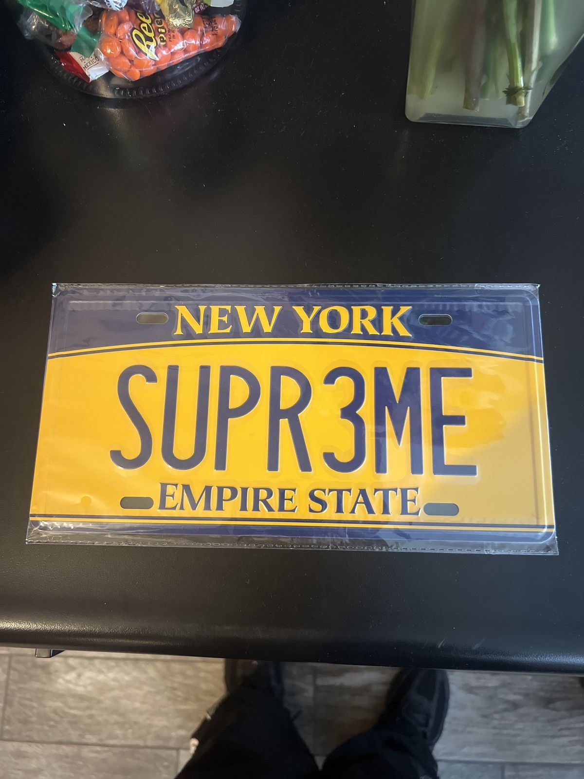 Supreme Supreme License Plate Size ONE SIZE - 1 Thumbnail