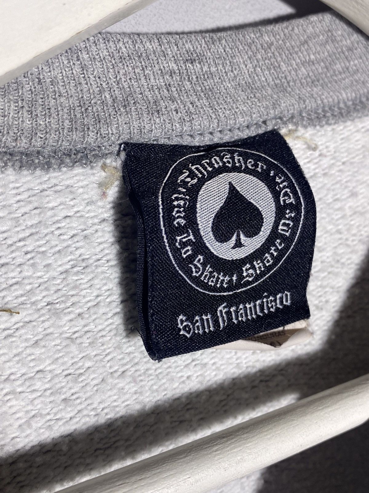Thrasher × Vintage Vintage Thrasher y2k boxy fit streetwear style sweatshirt Size US S / EU 44-46 / 1 - 10 Thumbnail
