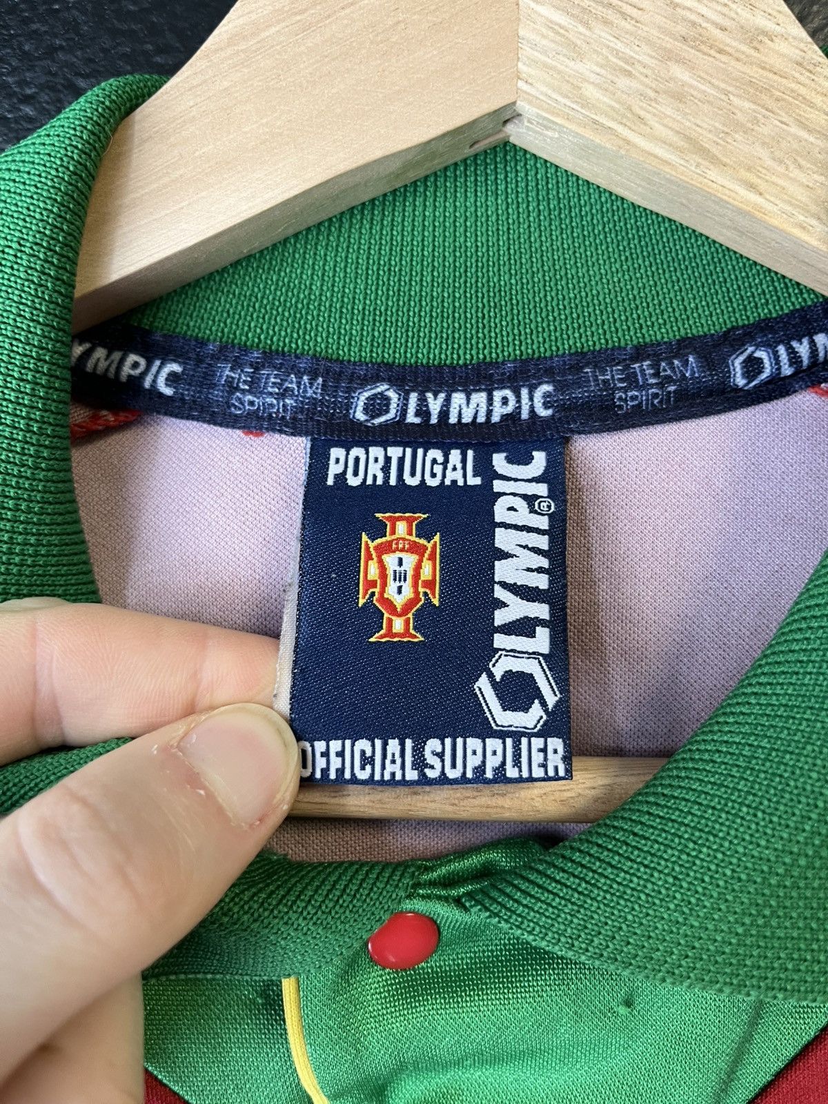Japanese Brand × Vintage 1995 Portugal FPF Home Jersey XL Size US XL / EU 56 / 4 - 4 Thumbnail