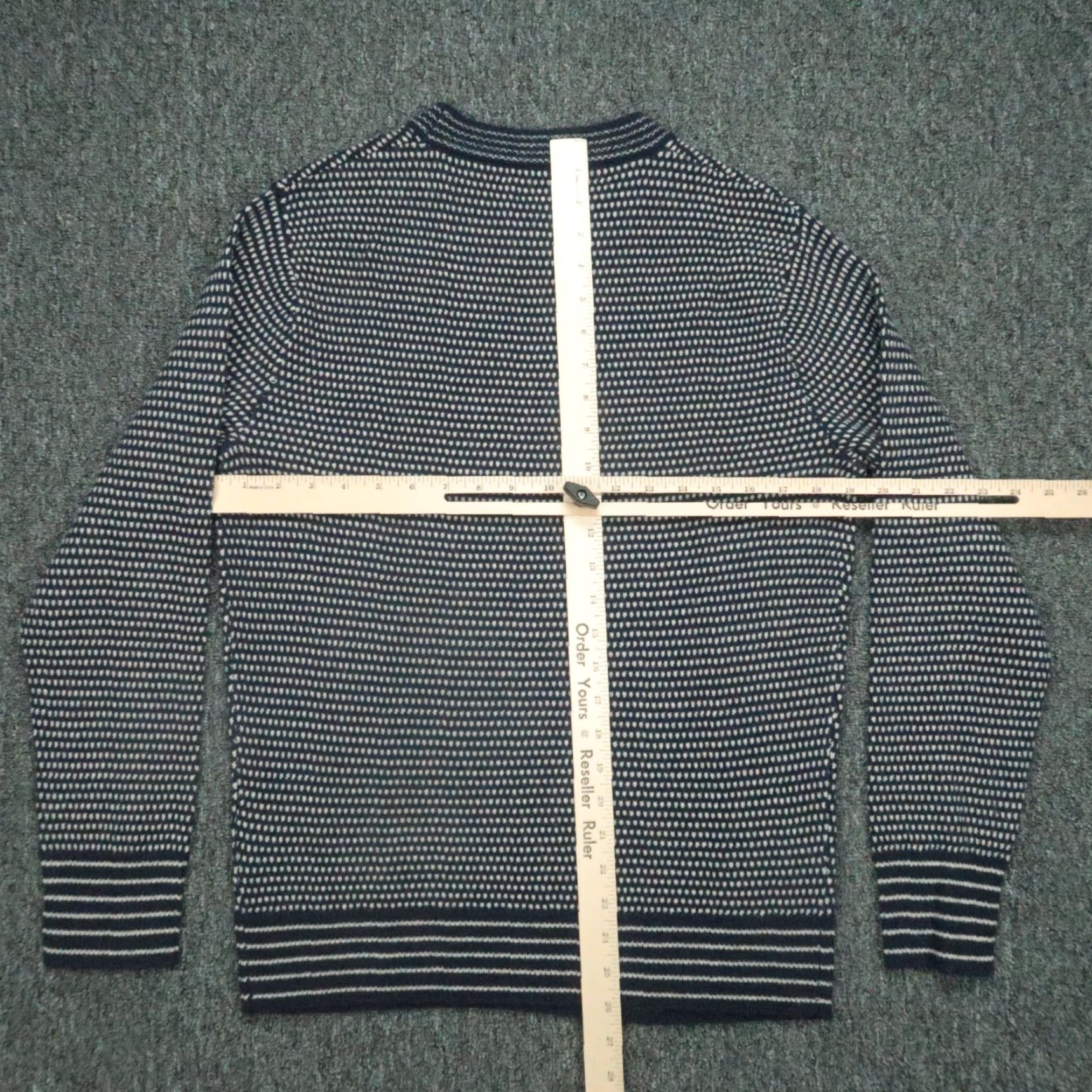 J.Crew J.CREW Sweater Mens Small Blue Wool Crew Neck Long Sleeve Pullover Knitted Knit Casual, Travel, Party/Cocktail, Fall Winter Spring Mens Size US S / EU 44-46 / 1 - 5 Thumbnail