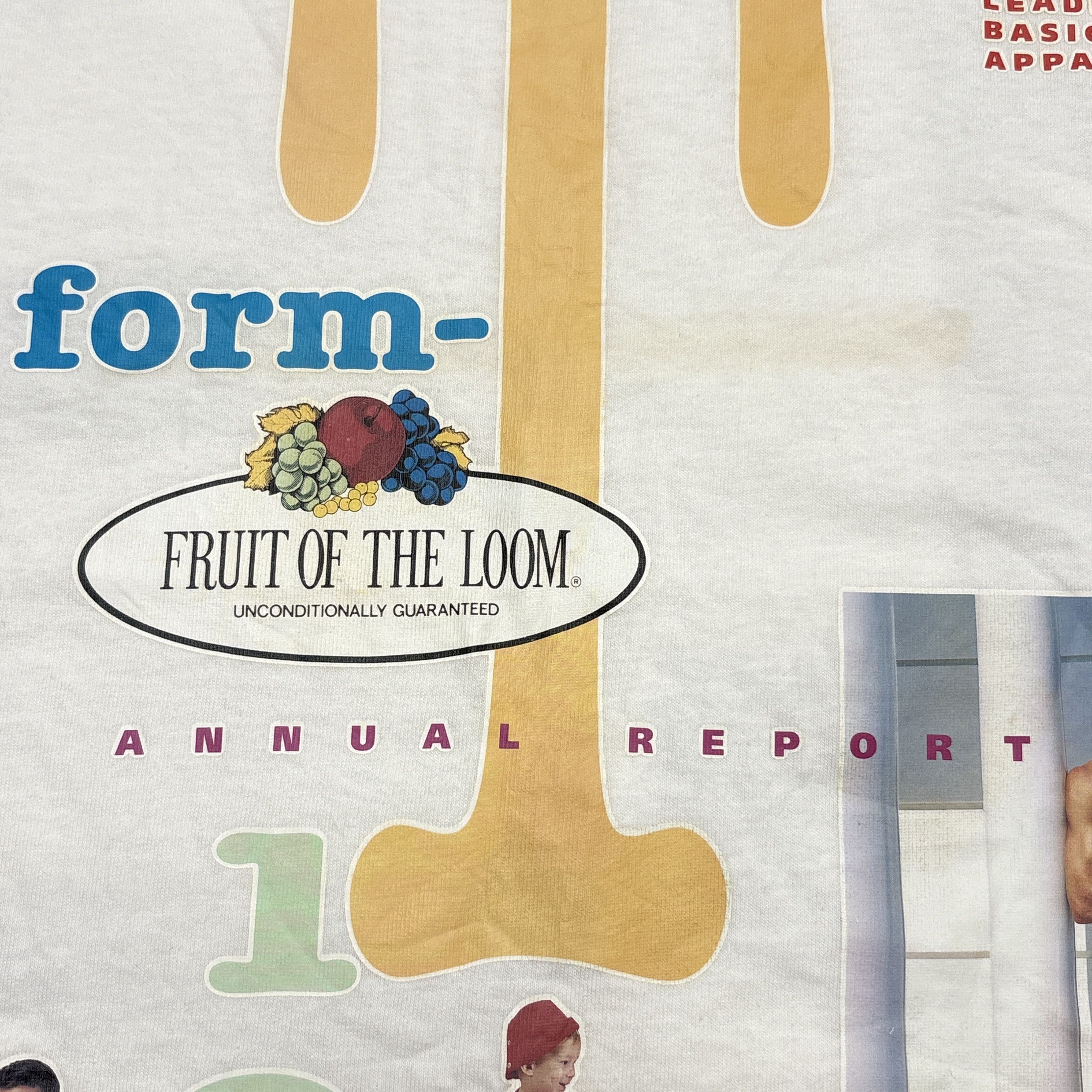 Vintage Vintage Test Print Shirt 90s Fruit Of The Loom Single Stitch Size US XL / EU 56 / 4 - 4 Thumbnail