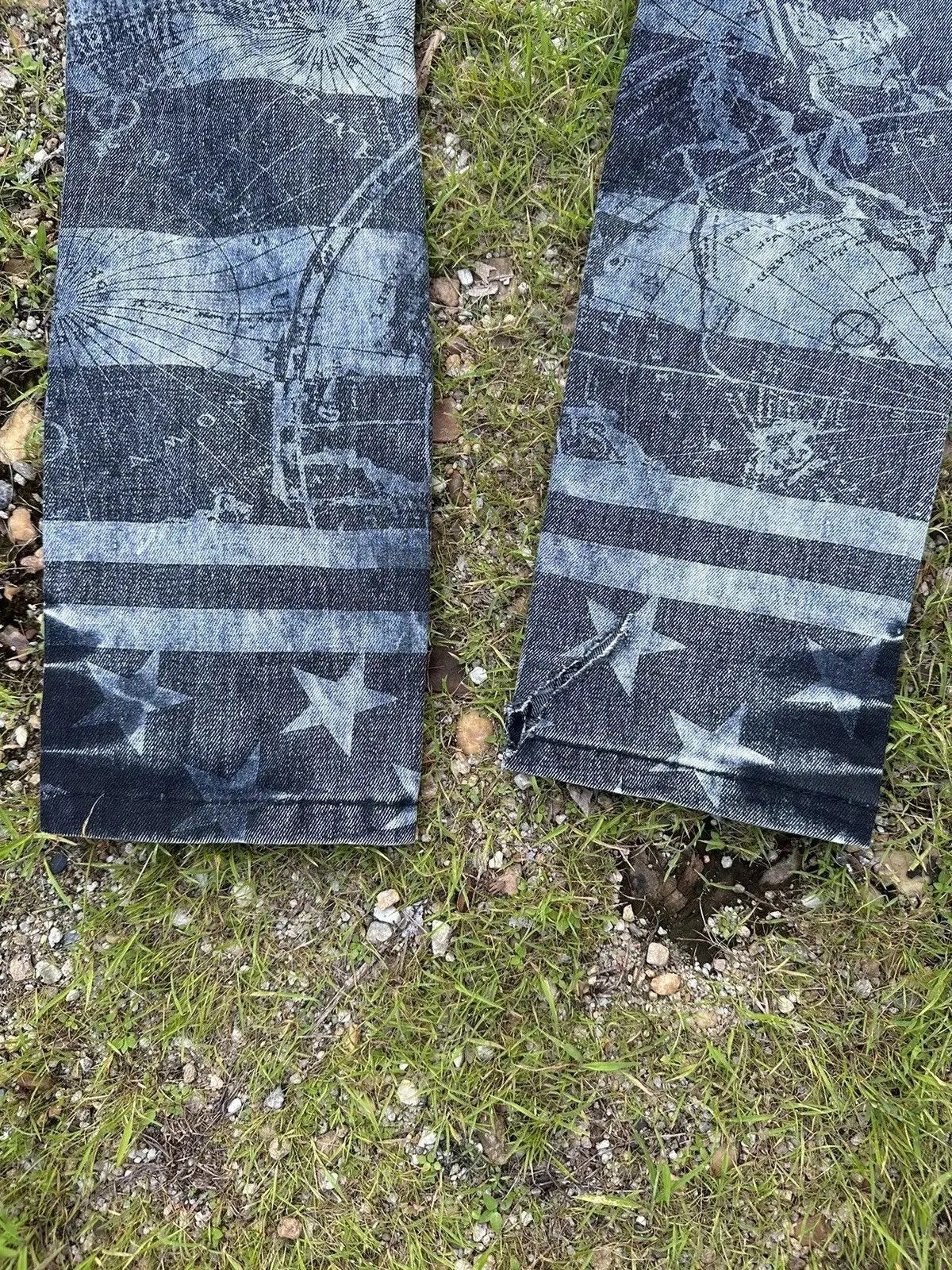 Tornado Mart STEALS🔥SWITCH REMARKABLE JEANS RIPPED FULL PRINT DENIM PANTS Size US 32 / EU 48 - 14 Thumbnail