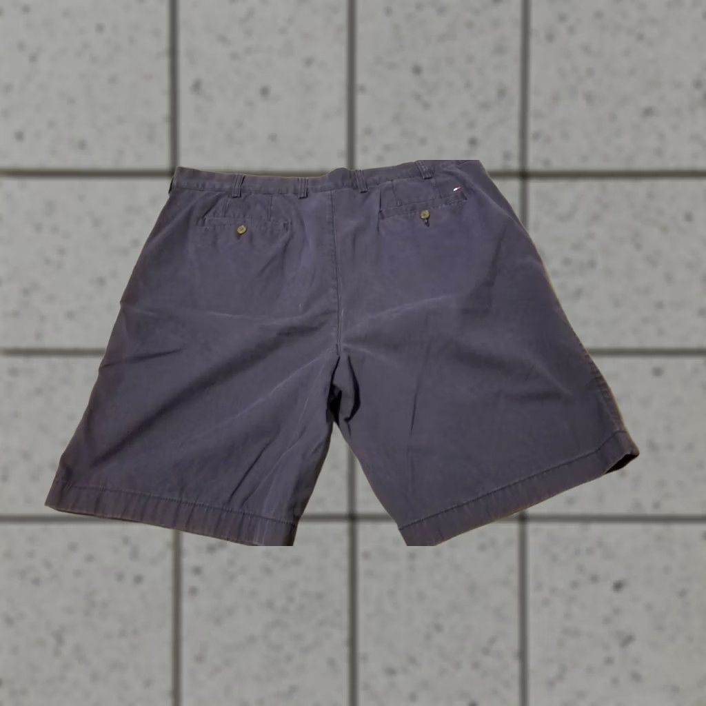 Tommy Hilfiger Mens Tommy Hilfiger Shorts 40 Khaki Cotton Chino Navy Blue Size US 40 / EU 56 - 1 Thumbnail