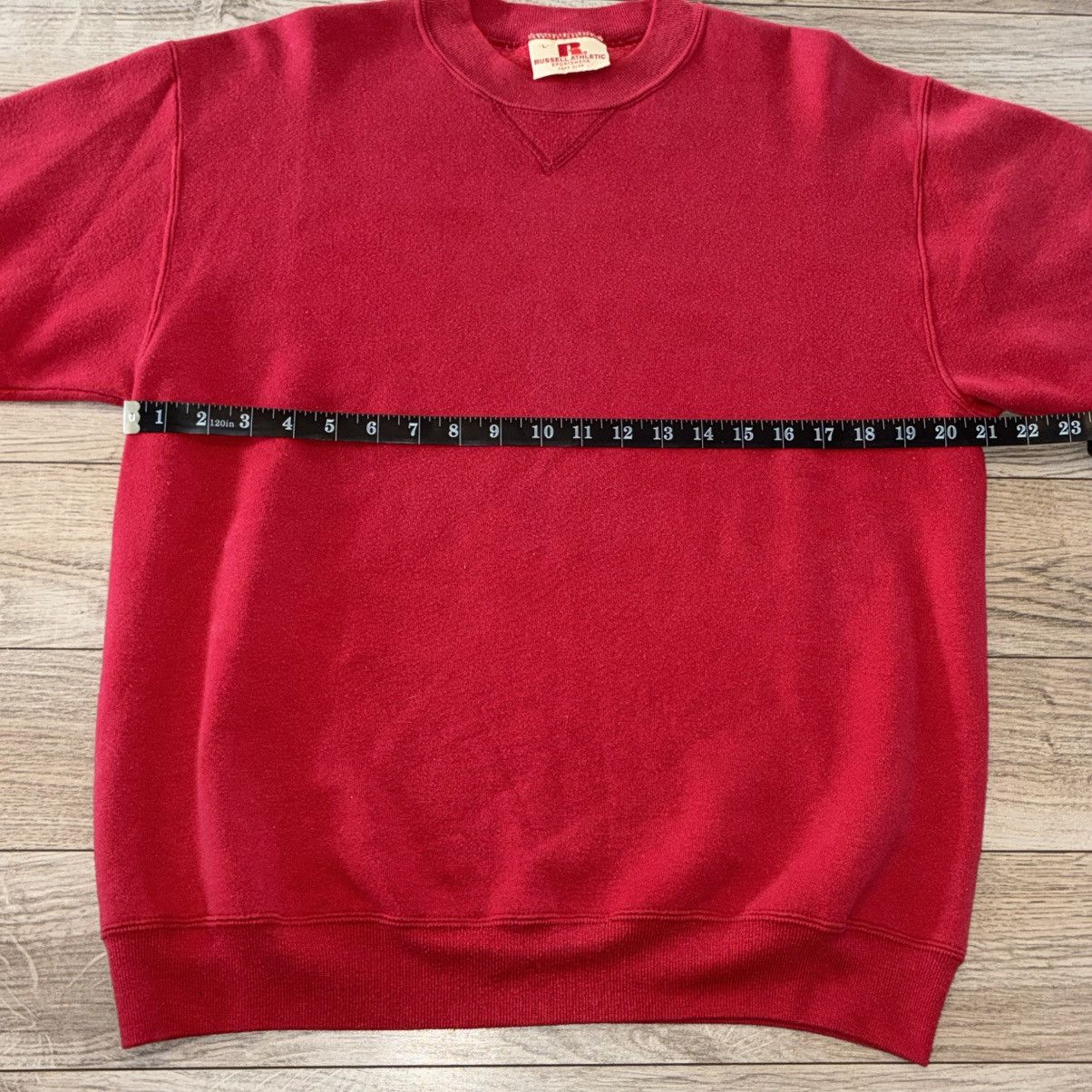 Russell Athletic 70s/80s Russell Athletic red crewneck sweatshirt Size US L / EU 52-54 / 3 - 4 Thumbnail