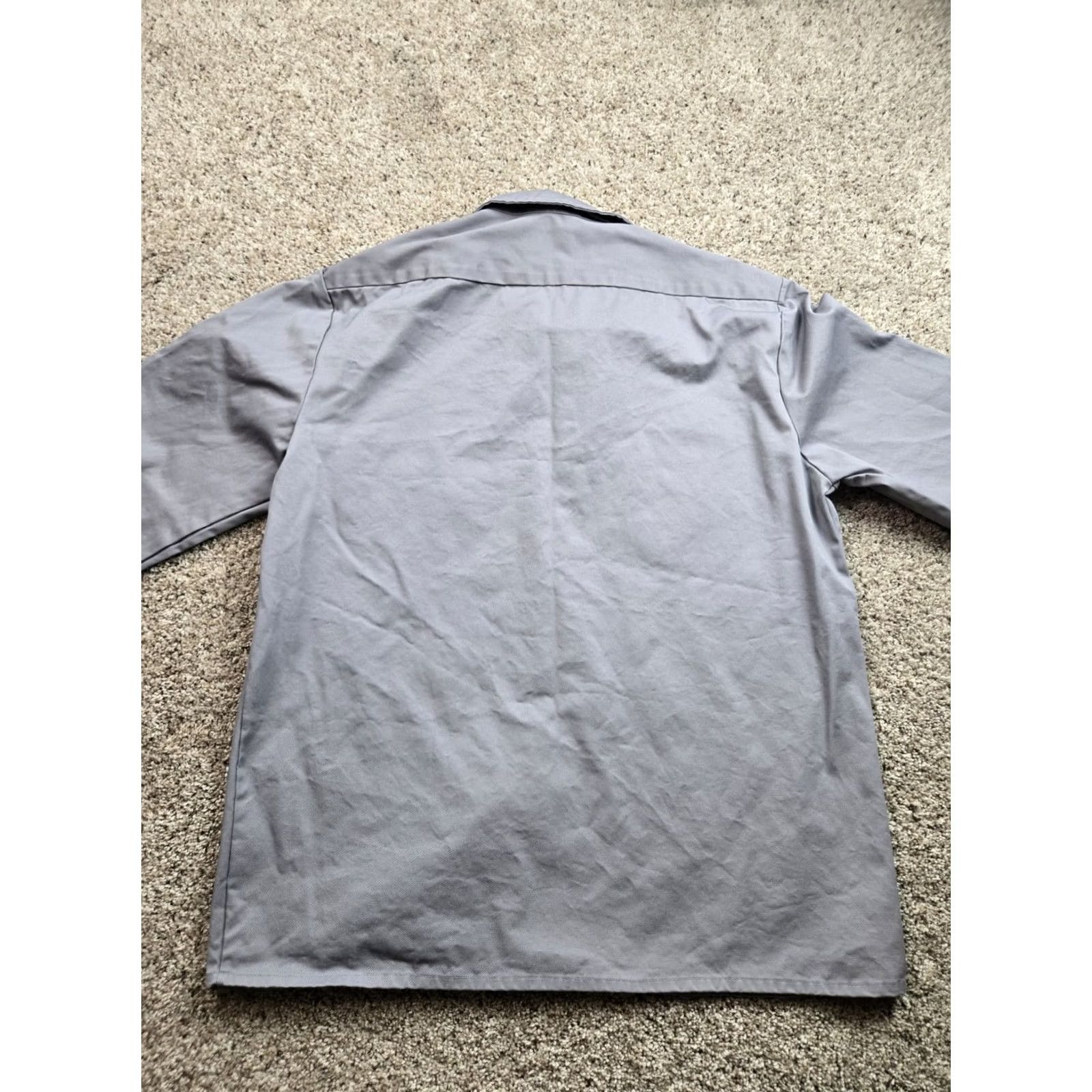Vintage FB County Work Shirt Mens XL Gray Long Sleeve Heavyweight Twill Button Up Size US XL / EU 56 / 4 - 7 Thumbnail