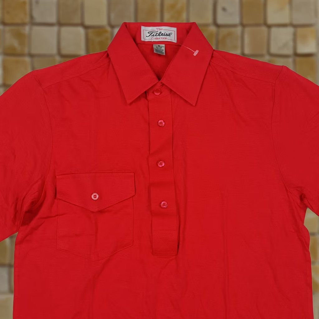 Titleist VINTAGE Titleist Golf Red Pocket Polo Shirt S Men Short Sleeve Collared Shirt Polo Red Vintage 90s Preppy Japan PGA Athletic Casual Sports Size US S / EU 44-46 / 1 - 1 Thumbnail