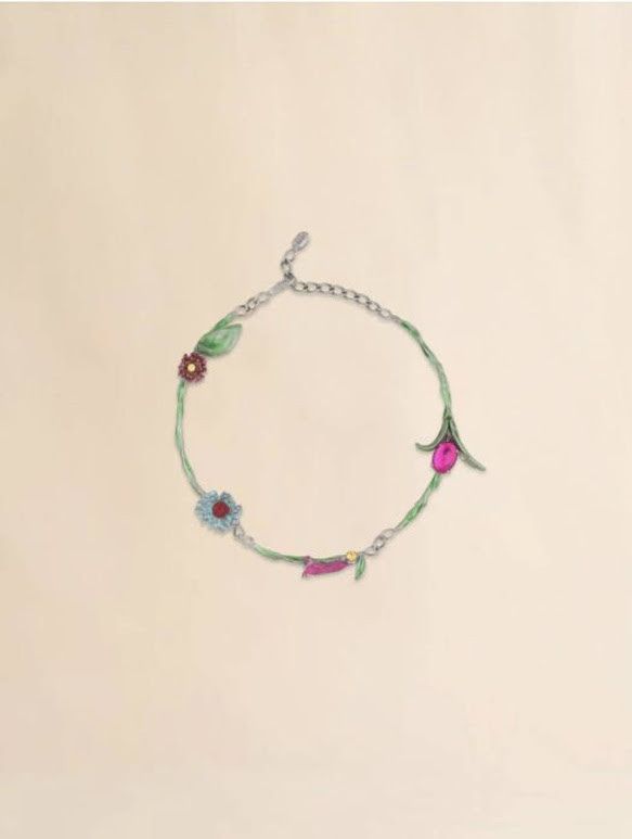 Marni o1w1db10326 Size: OS/Floral Necklace in Silver Size ONE SIZE - 1 Thumbnail