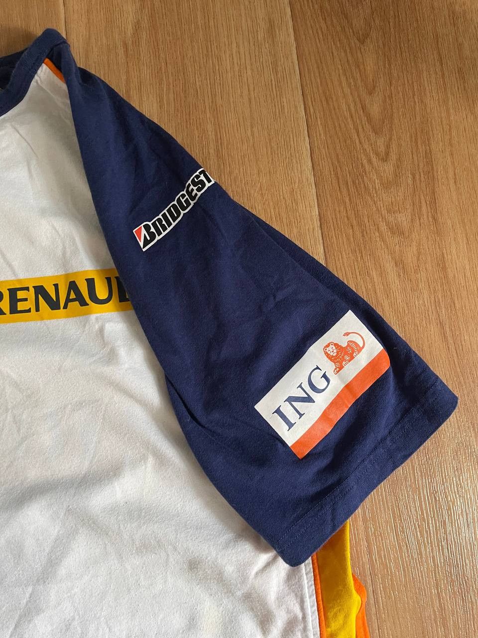 Vintage Renault F1 team t-shirt ING elf Bridgestone Size US XL / EU 56 / 4 - 7 Thumbnail