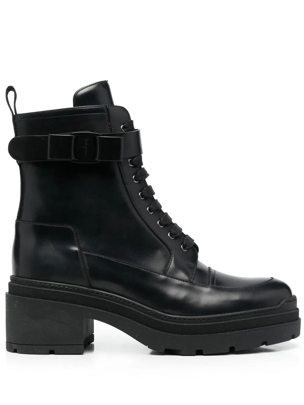 Salvatore Ferragamo o1y0326 Ankle Boots in Black Size US 5 / IT 35 - 1 Thumbnail