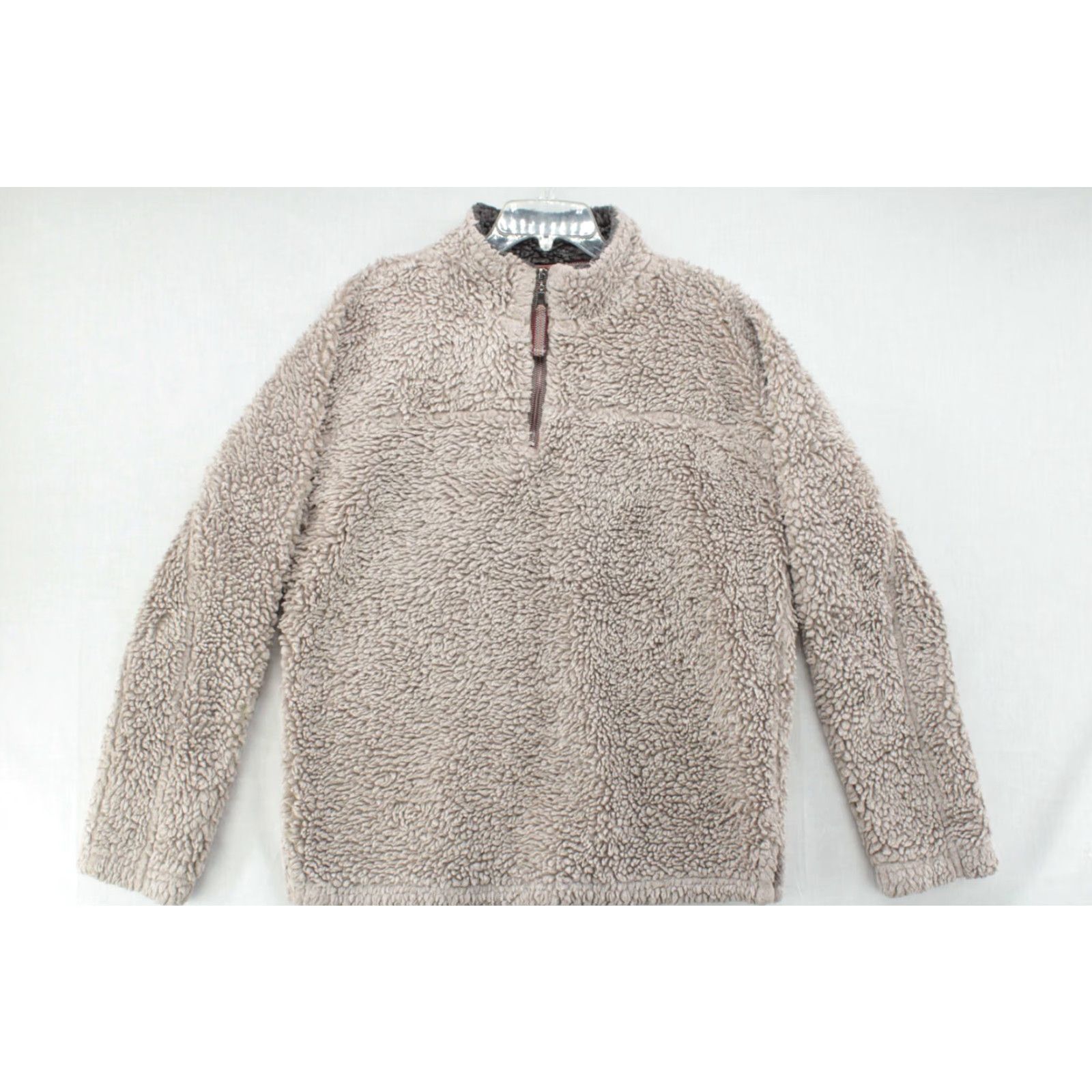 Vintage True Grit Jacket Men M Beige Sherpa Lined 1/4 Zip American Outdoor Cabincore Mens Size US M / EU 48-50 / 2 - 2 Thumbnail