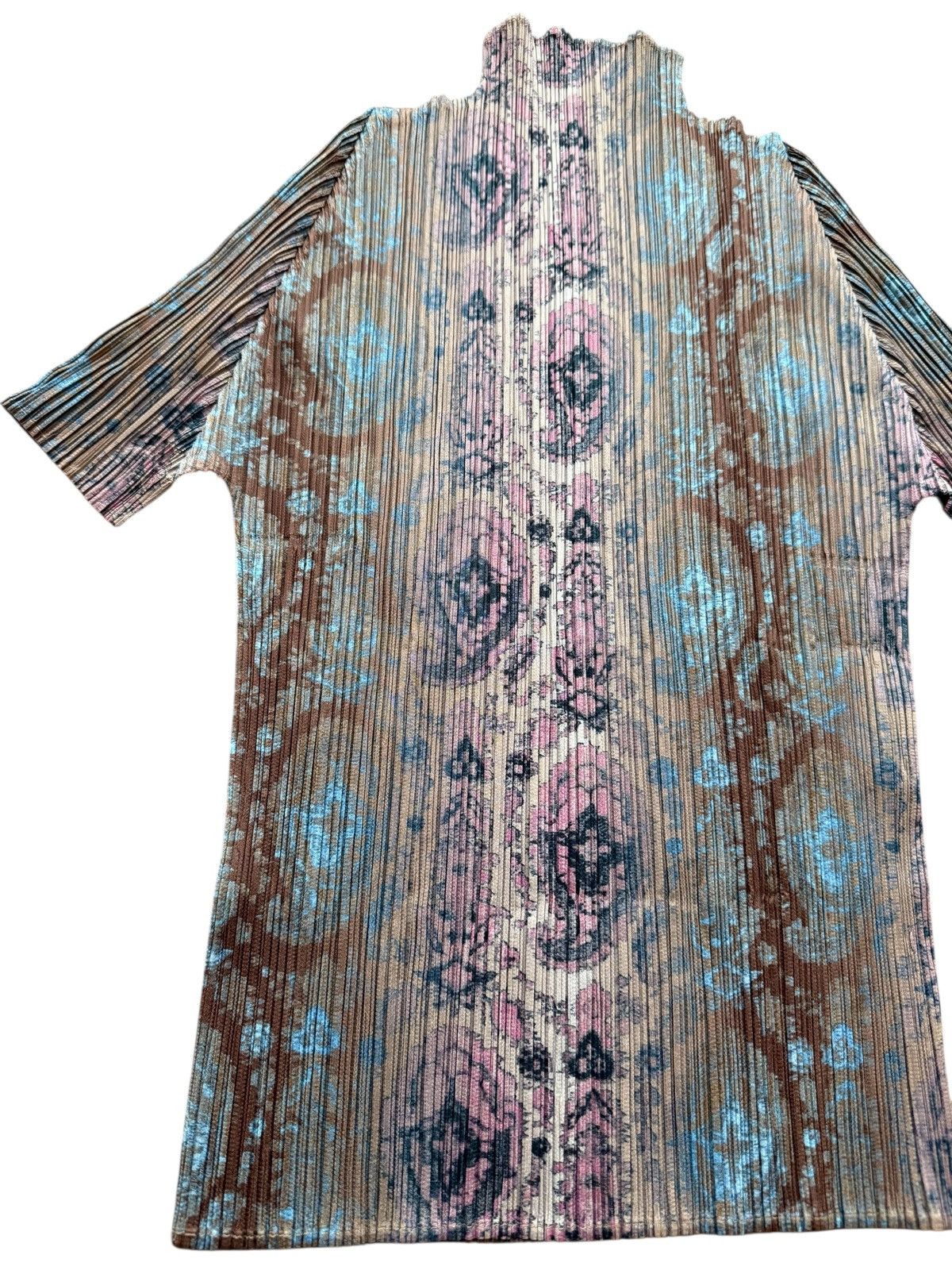 Issey Miyake × Pleats Please Issey Miyake RARE Pleats Please Issey Miyake printed top Size ONE SIZE - 2 Thumbnail