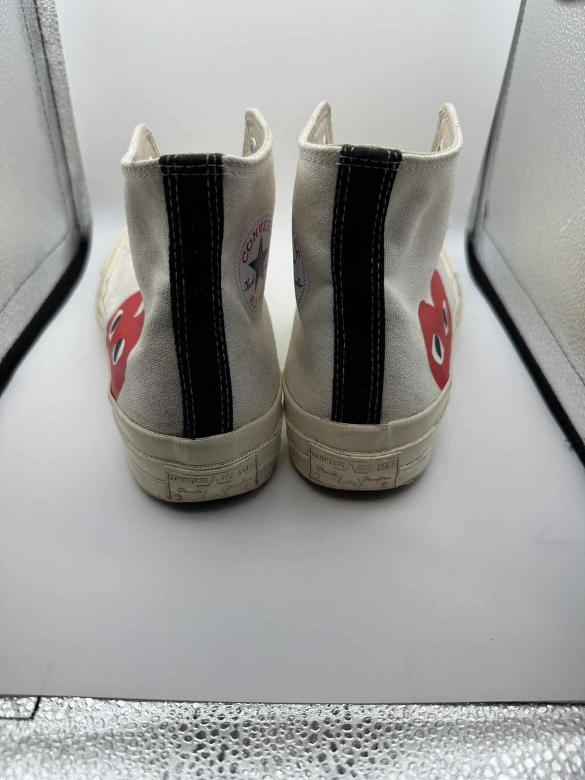 Comme des Garcons Commes des Garçons Converse Chuck70 Men's Sneakers White/Red Size US 7 / EU 40 - 6 Thumbnail