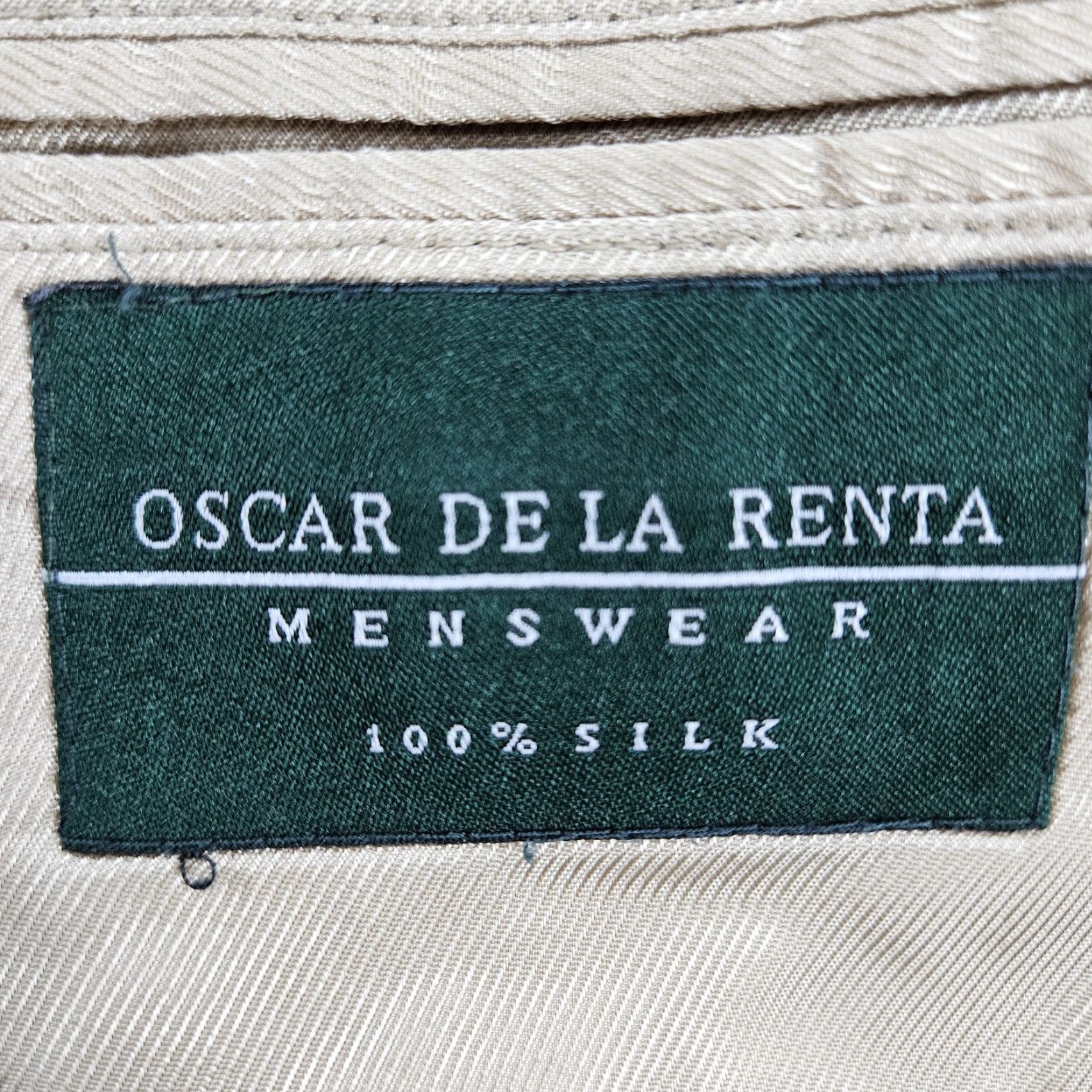 Oscar De La Renta VINTAGE Oscar de la Renta Sport Coat 2 Button Ventless Notch Brown Silk Men 40S Size US XXS / EU 40 - 3 Thumbnail