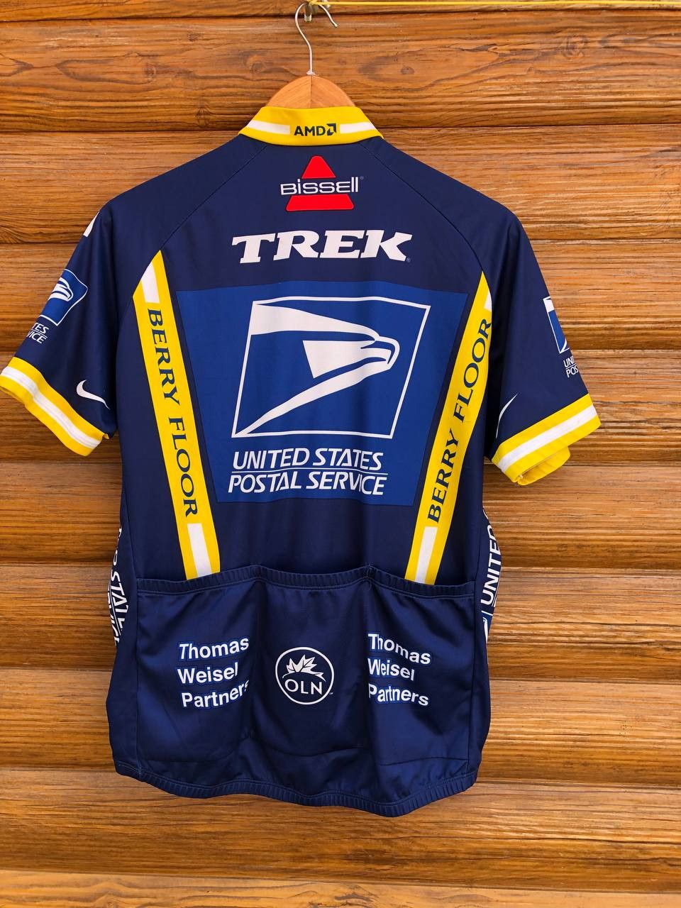 Vintage Nike United States Postal Service USPS Cycling Jersey Rare Size US XL / EU 56 / 4 - 3 Thumbnail