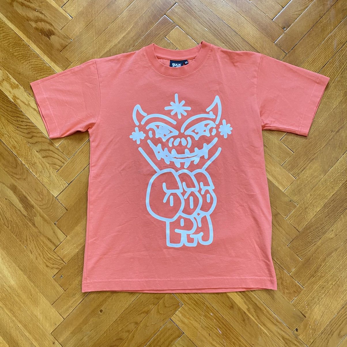 Other 6PM GRAFFITI DEVIL PRINT HEAVY COTTON T SHIRT Size US XS / EU 42 / 0 - 1 Thumbnail